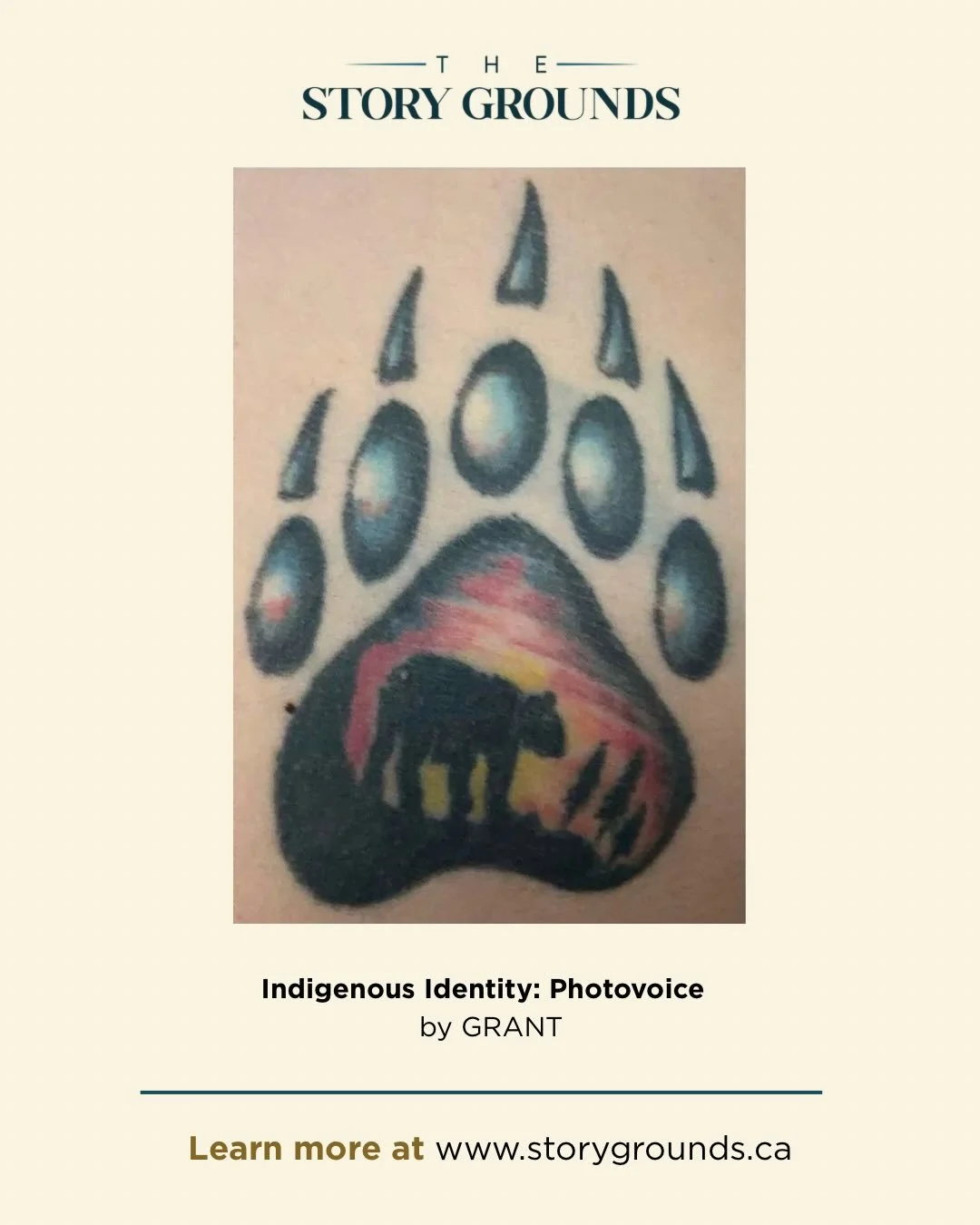 &ldquo;I got my spirit name &ldquo;Aazhaawashkoini Makwa&rdquo; which translates to Blue Spirit Bear&rdquo; 

&ldquo;I was able to find myself and grow into the person that I needed to be and I am proud of today.&rdquo;