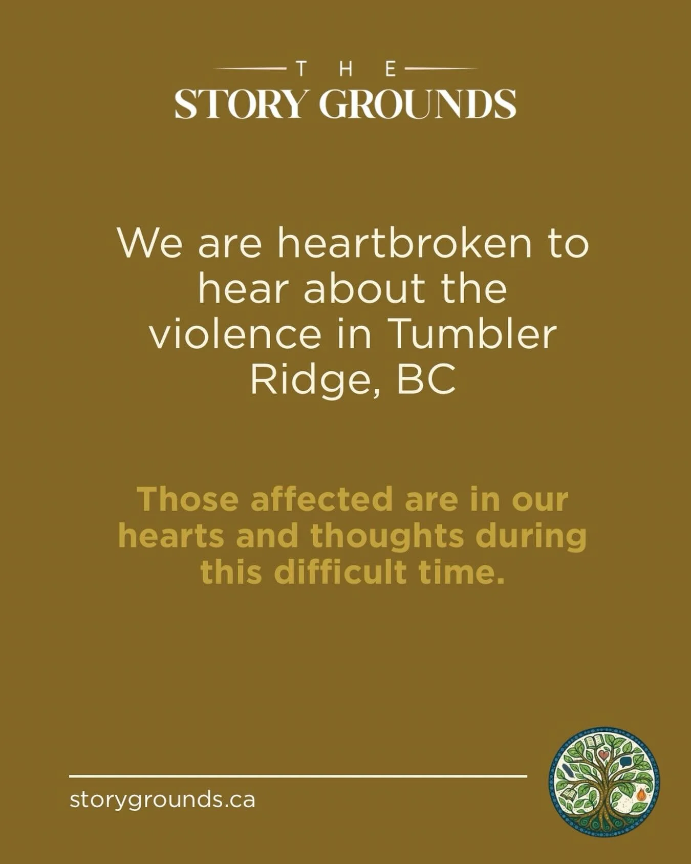 We are heartbroken to hear about the violence in Tumbler Ridge, BC 💔

Those affected are in our hearts and thoughts during this difficult time.