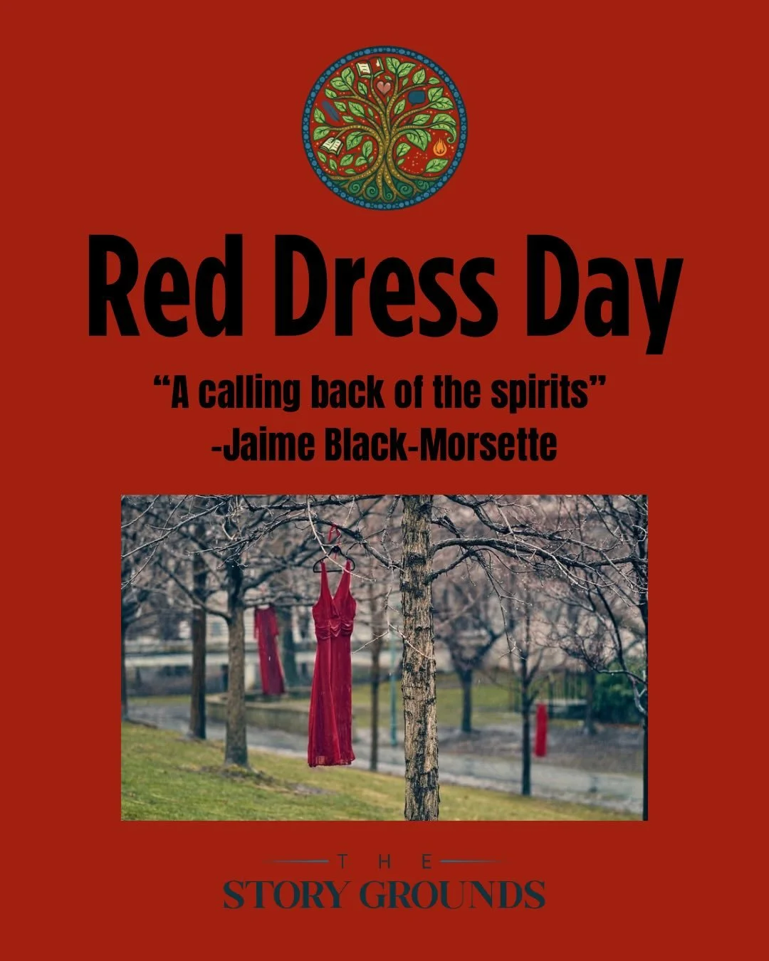 Today is Red Dress Day. We honour and bring further awareness to Missing and Murdered Indigenous Women, Girls, and 2SLGBTQ+ people. We mourn alongside families and support their efforts toward justice. We also call on non-Indigenous people to take ac