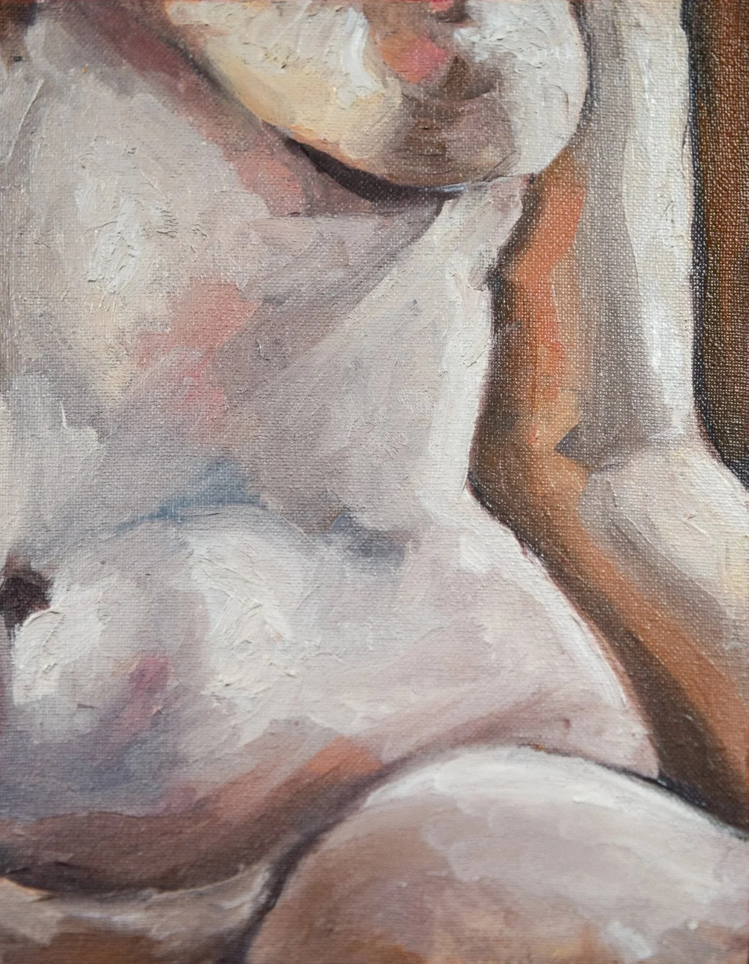 Self Portrait, 2026 . Oil on canvas - 9x12in. On view