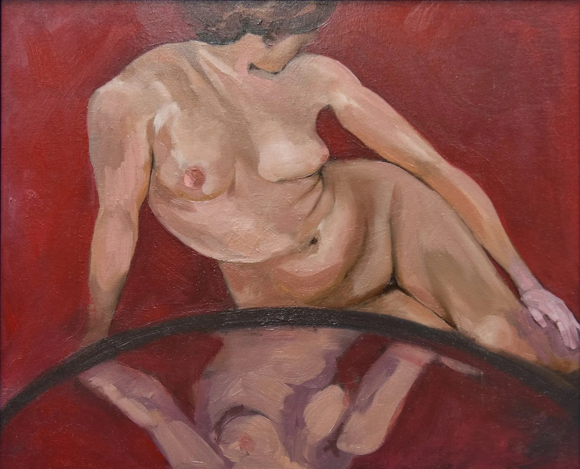 Psyche, 2026 . Oil on canvas - 18x20in. On view