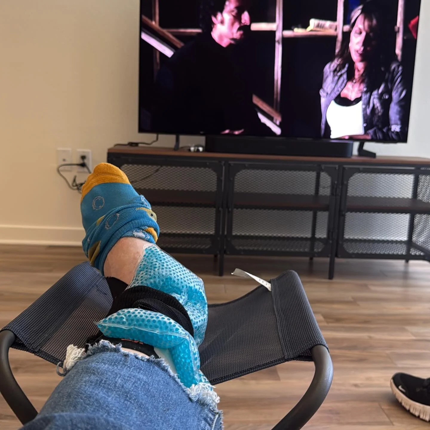 100% hit rate with moving with a sprained ankle.