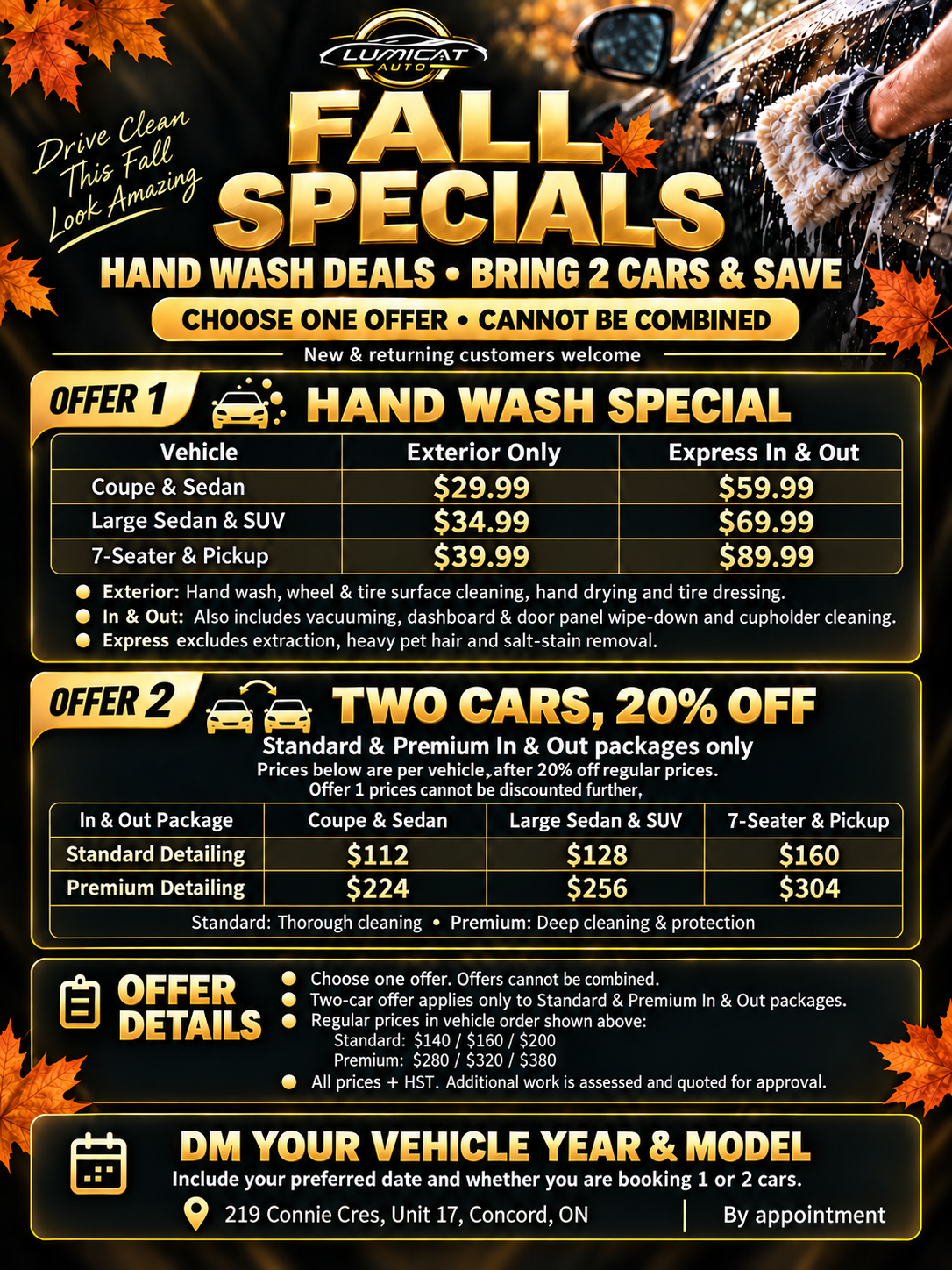 Fall Detailing Event