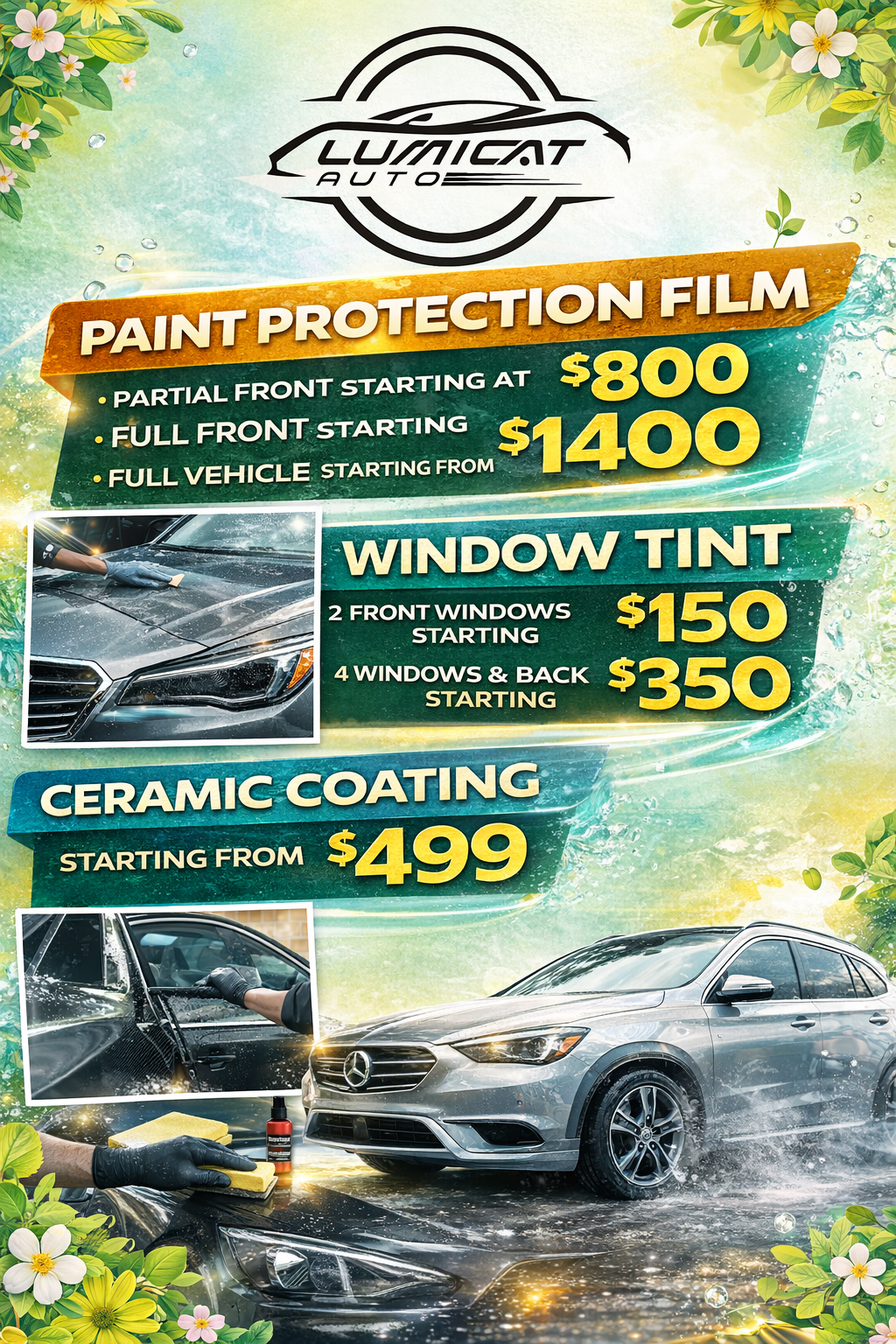 PPF / Tint / Wrap / Ceramic Coatings