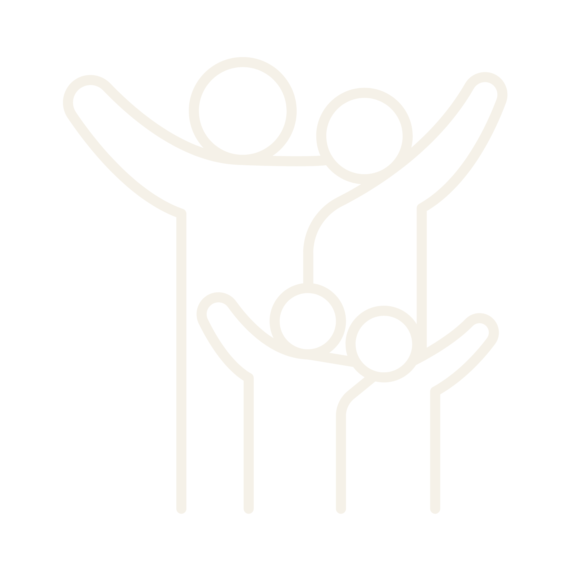 Outline drawing of a hand holding two pills.