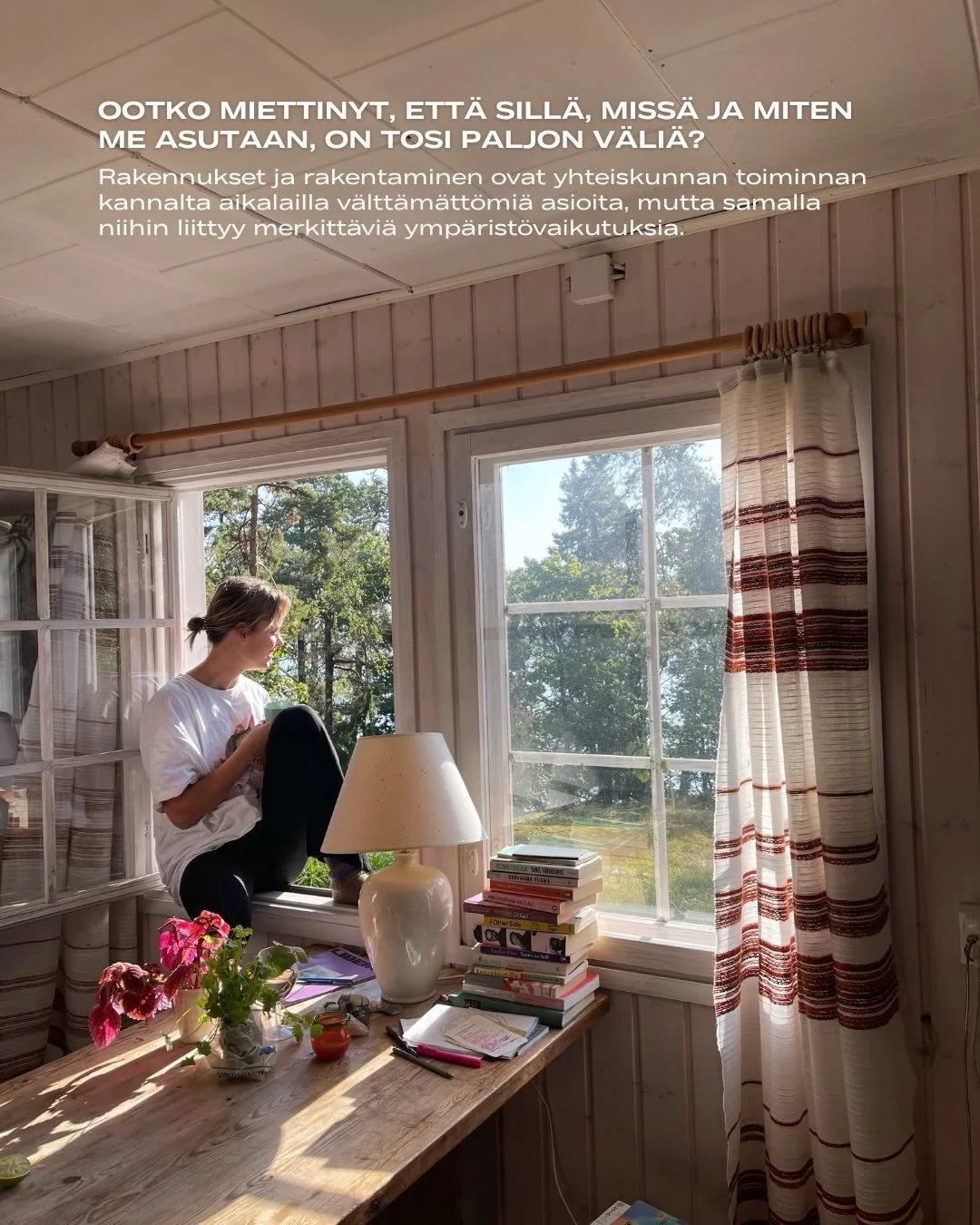 Rakennukset ja rakentaminen aiheuttavat yli kolmasosan kasvihuonekaasup&auml;&auml;st&ouml;ist&auml;. Ep&auml;suorasti p&auml;&auml;st&ouml;j&auml; aiheutuu viel&auml; enemm&auml;n esimerkiksi rakentamisesta johtuvien maank&auml;yt&ouml;n muutoksien,