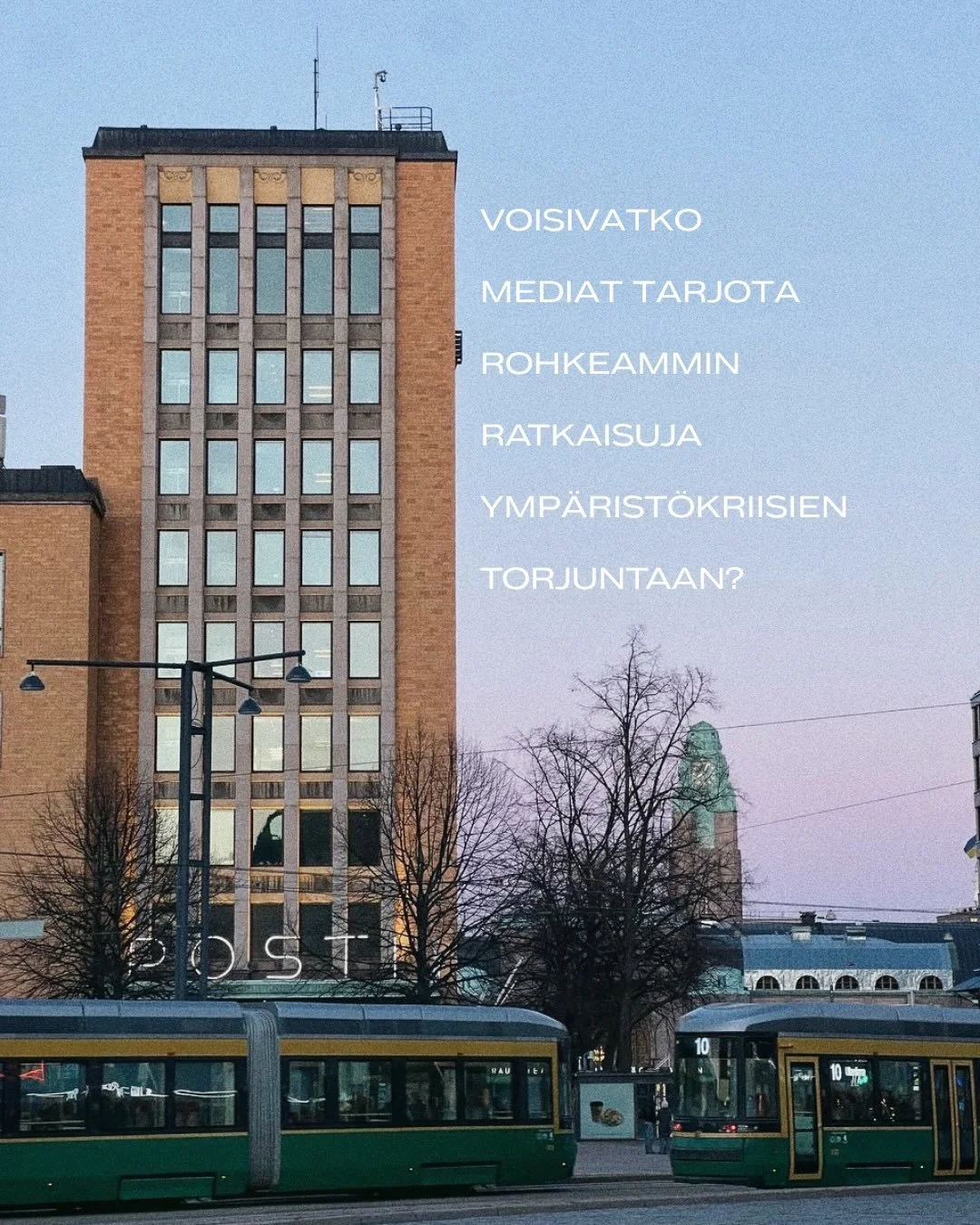 Mit&auml; j&auml;i k&auml;teen Ekokriisi haastaa median tapahtumasta? 

Ainakin salin t&auml;ydelt&auml; vaikuttamista, kollektiivista toimintaa ja loistavia puheenvuoroja. Tapahtuma mahdollisti jotain, mist&auml; haaveilin ensimm&auml;isen kerran jo