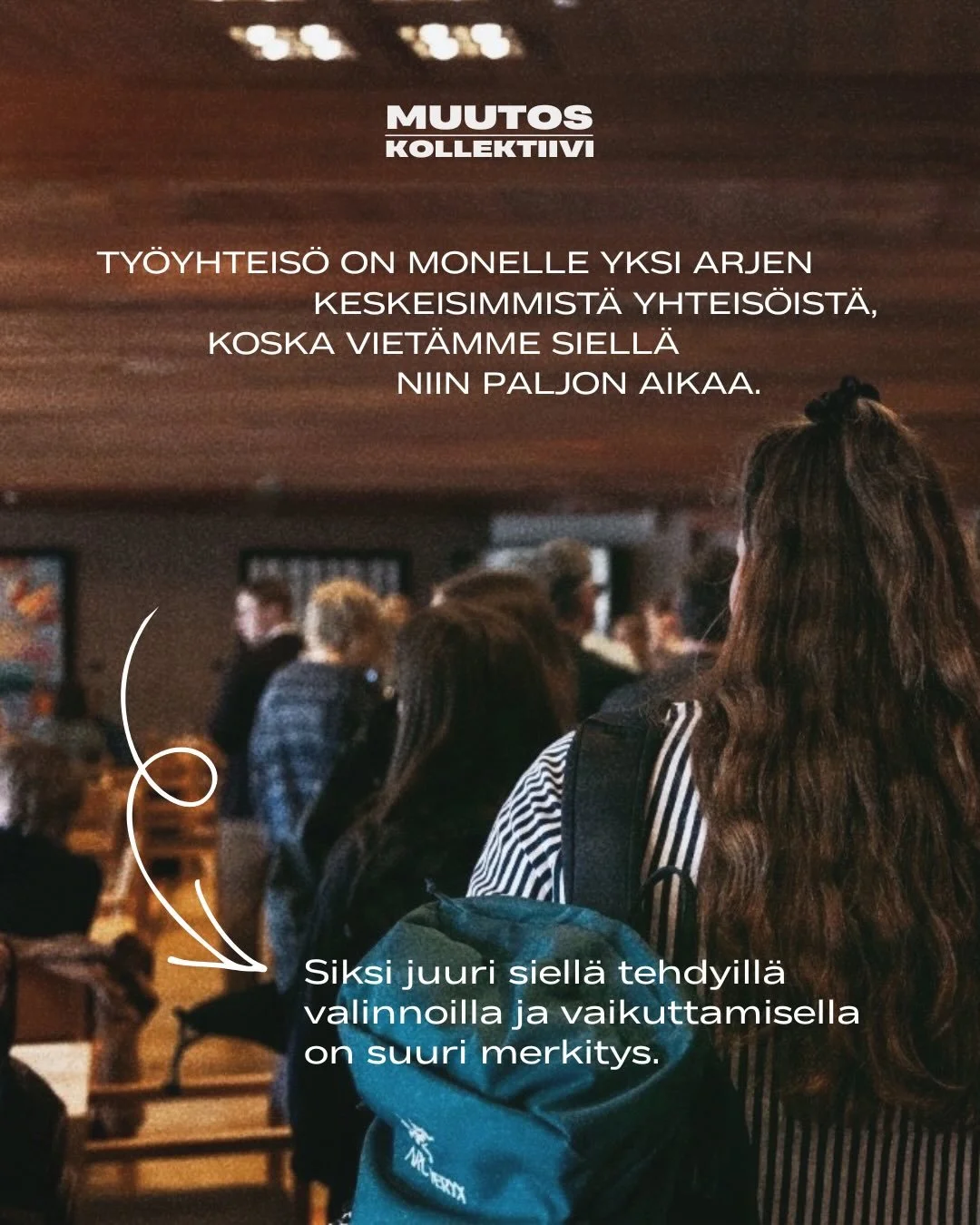 Ty&ouml;paikka ei ole vain paikka tehd&auml; t&ouml;it&auml;. Se on monelle meist&auml; my&ouml;s yksi t&auml;rkeimmist&auml; arjen yhteis&ouml;ist&auml;. Siksi juuri siell&auml; tehdyill&auml; valinnoilla ja vaikuttamisella on suuri merkitys.

Miten