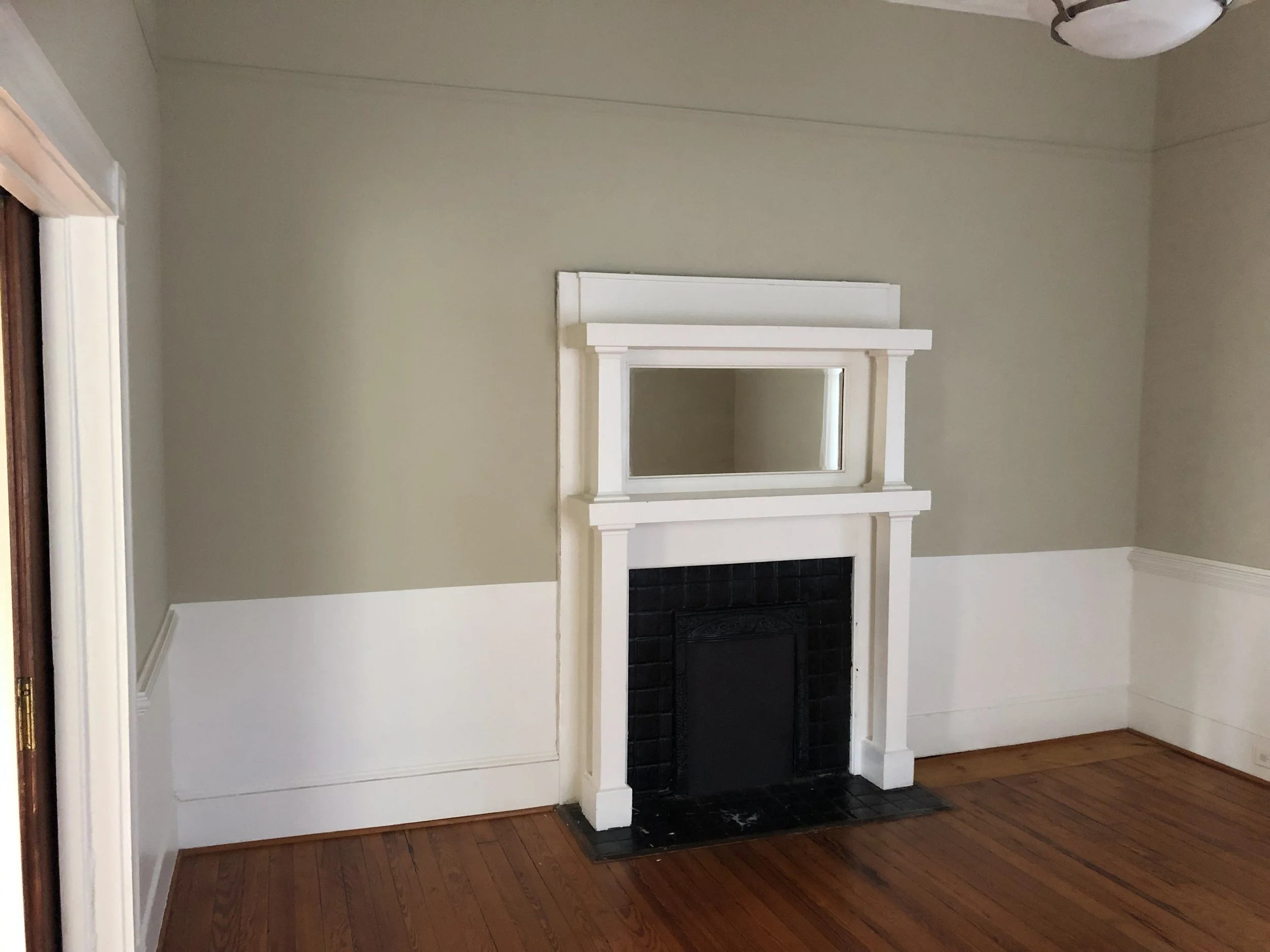 The "before" version of the dining room