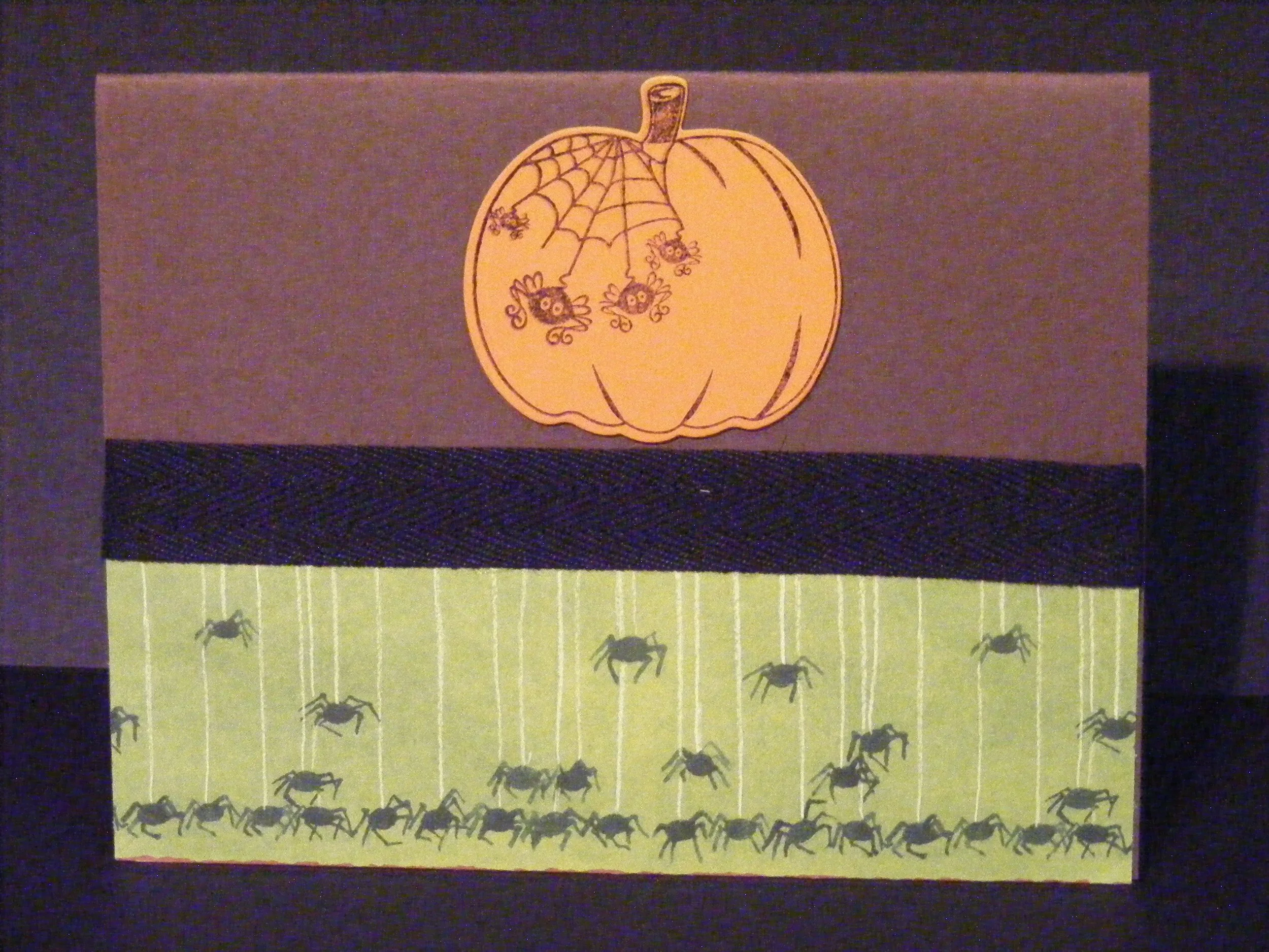 pumpkin with spiders.JPG