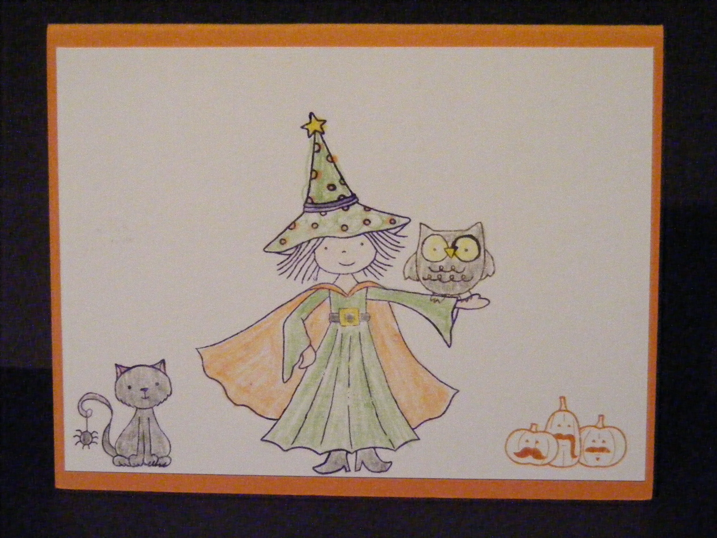 witch with owl, cat, pumpkins.JPG