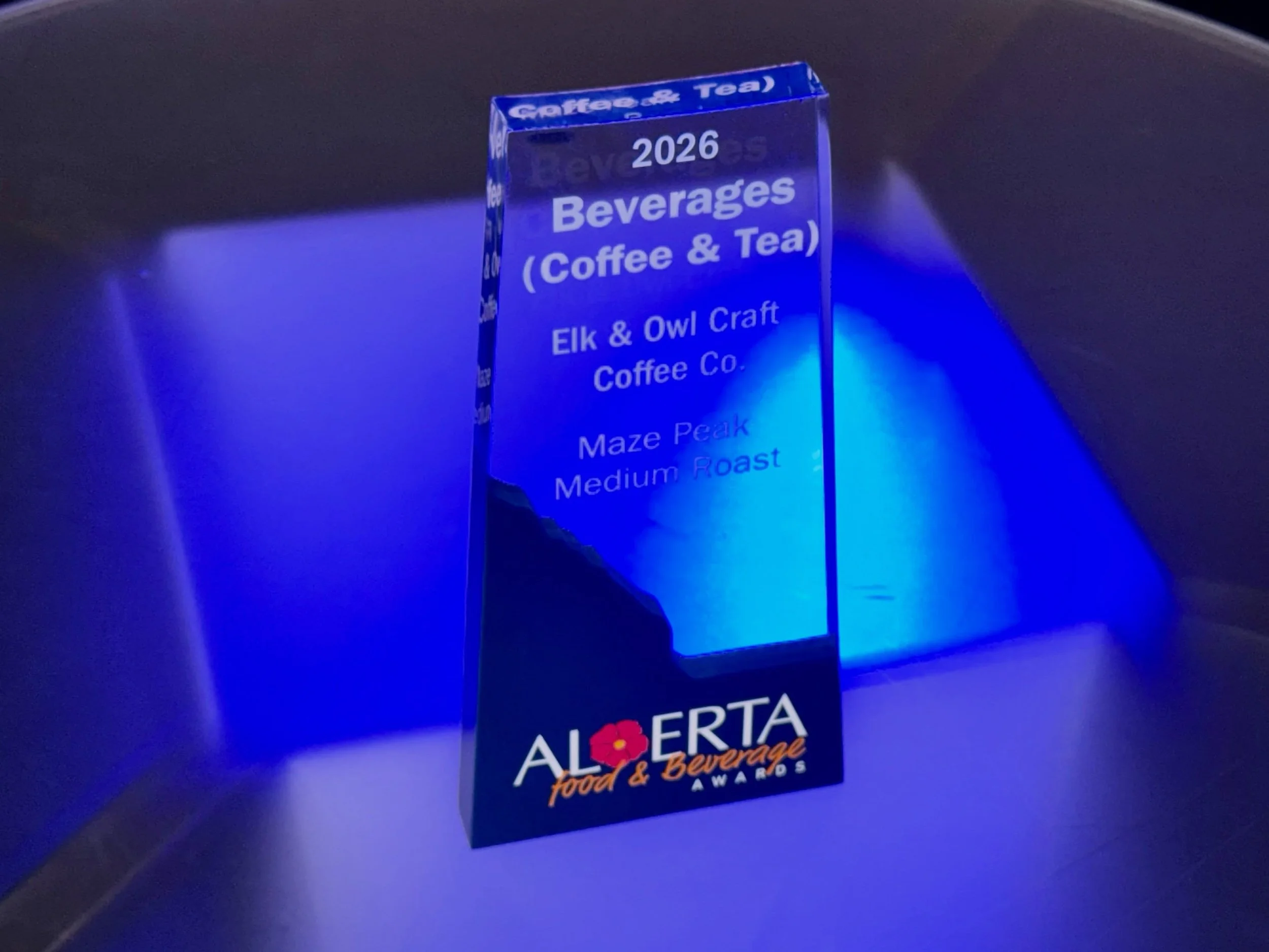 We&rsquo;re still pinching ourselves. 🏆
Being named the best coffee in Alberta at the Alberta Food &amp; Beverage Awards, hosted by the Alberta Food Producers Association, is something we never take for granted &mdash; and having TWO of our blends a
