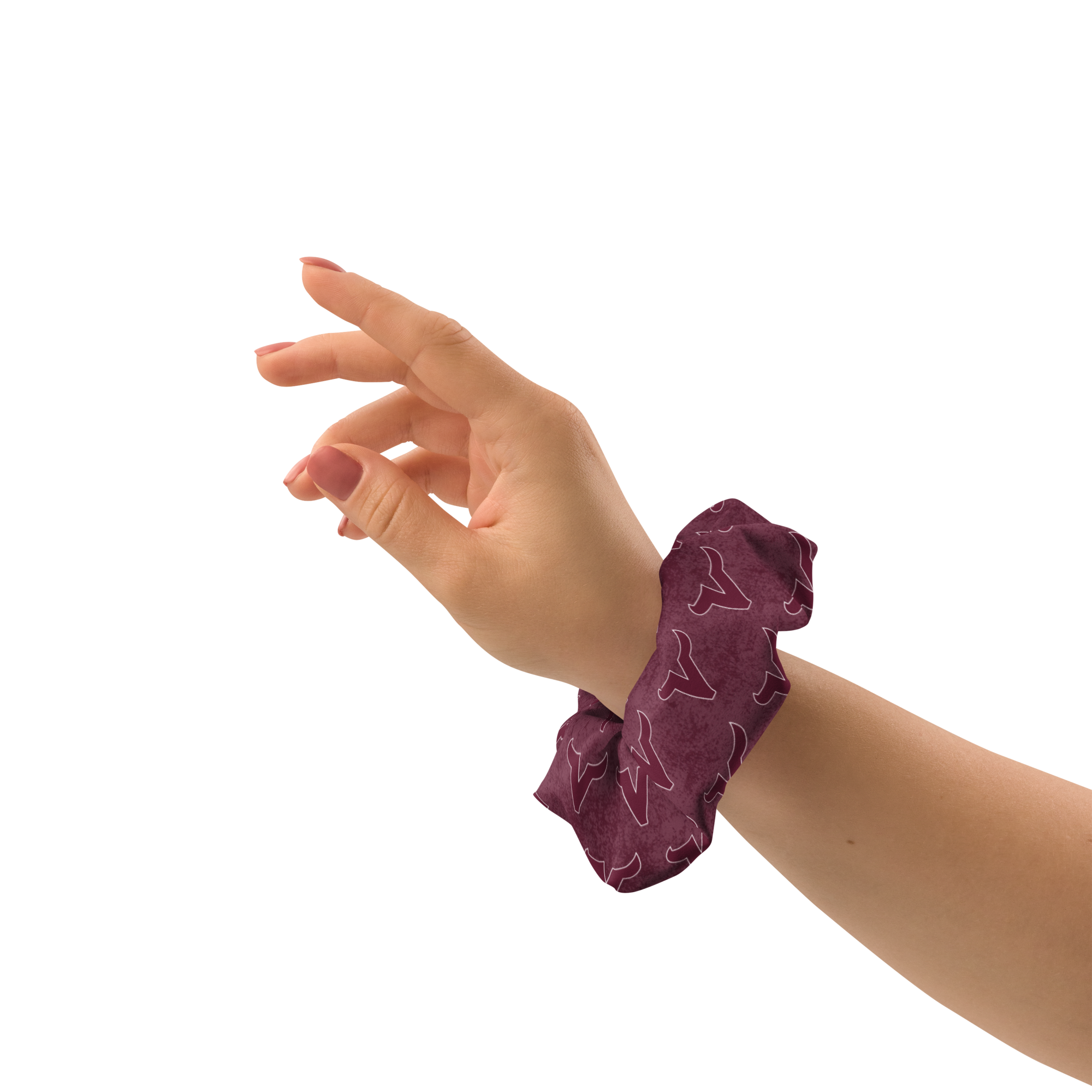 all-over-print-recycled-scrunchie-white-left-673f546b865b6.png