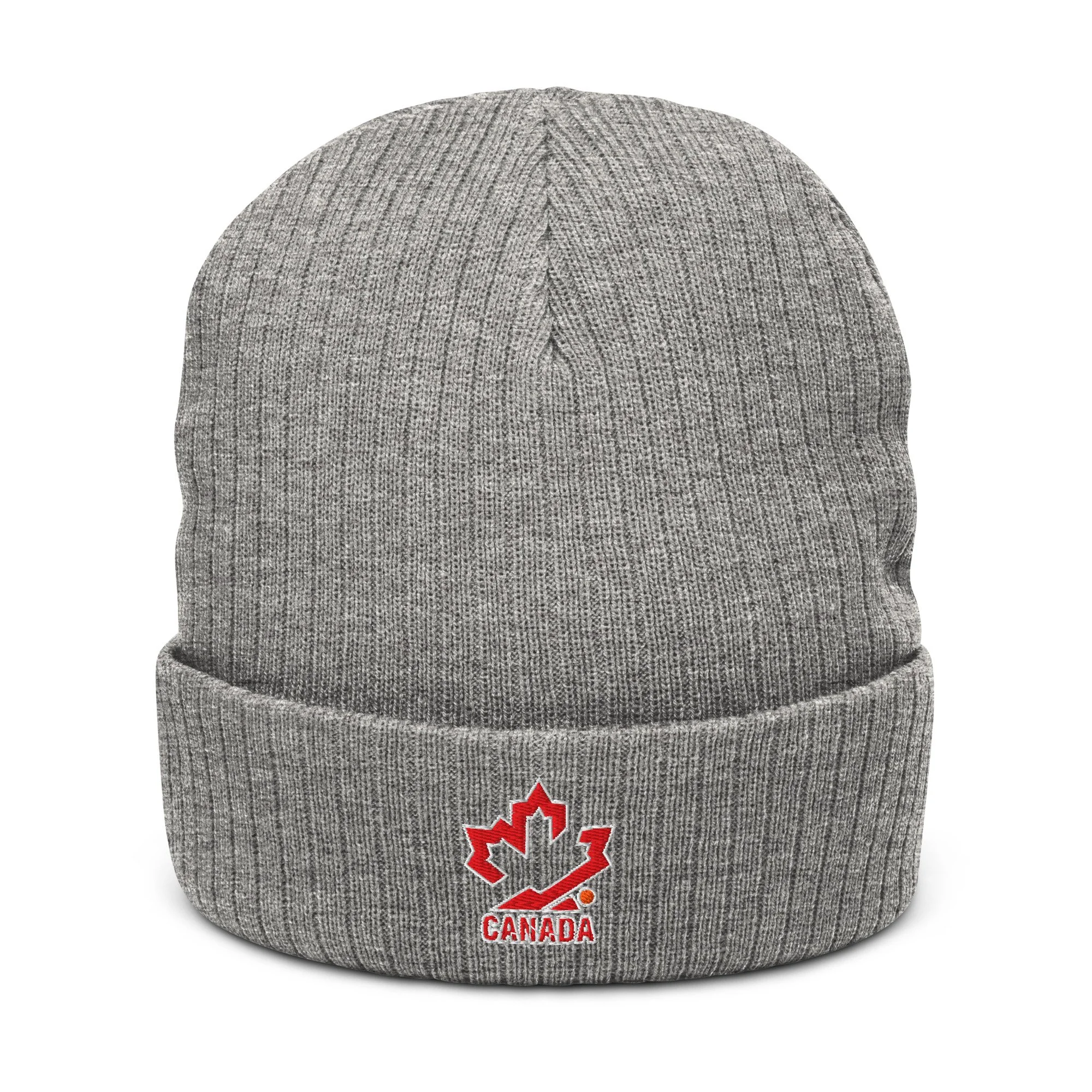 Ribbed knit beanie Team Canada Ball Hockey