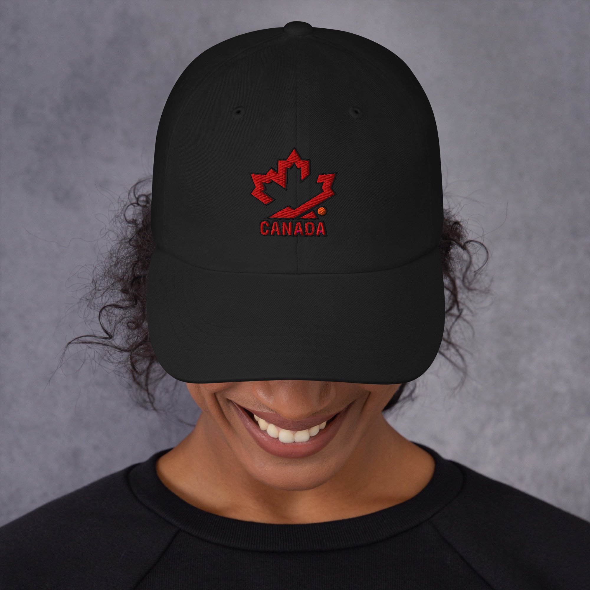 Dad hat Team Canada Ball Hockey