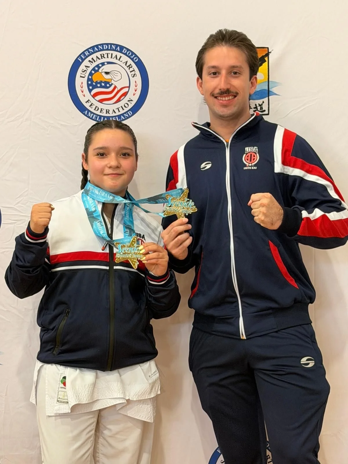 Huge congratulations to our Senpai Maria Reyes on winning double gold at the Seaside Karate Classic this past weekend! 🥇🥇

We are incredibly proud of your hard work, dedication, and outstanding performance. Thank you for representing Florida Karate