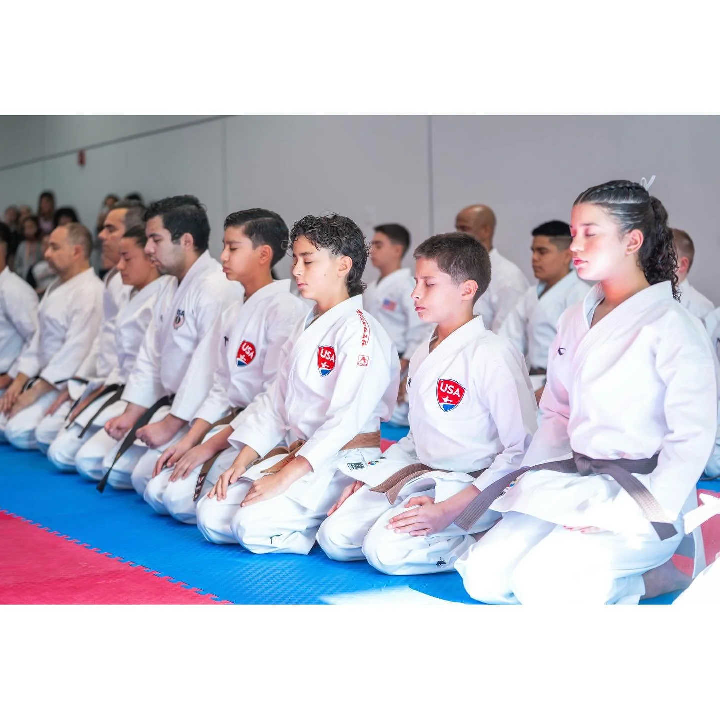 Florida Karate Club&rsquo;s newest Black Belts in action during their examination. OSS

 📸: @alejokratekherrera