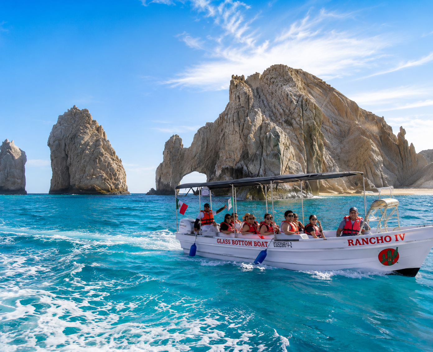 Arch Tour in Glass Bottom Boat