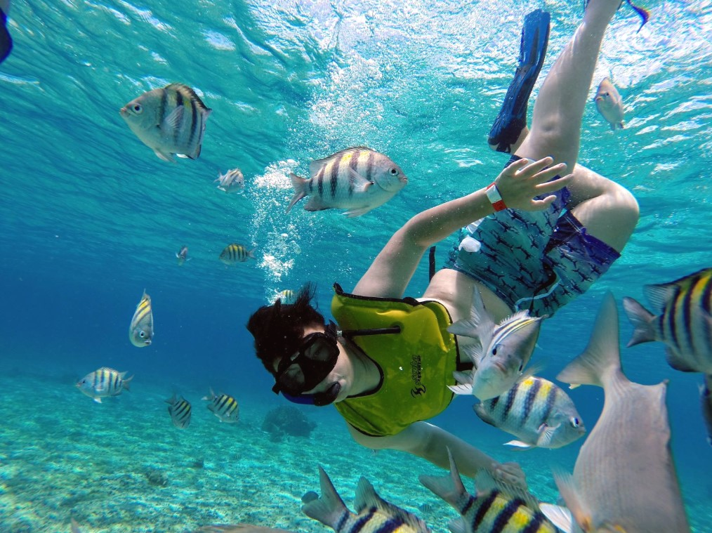Snorkeling by the Arch Image 4