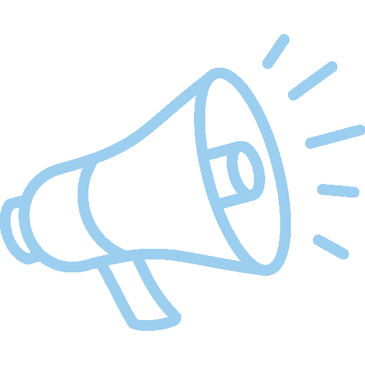 Piirrosvärikuva, jossa on äänenkannettava ja ääntä emittoi linja