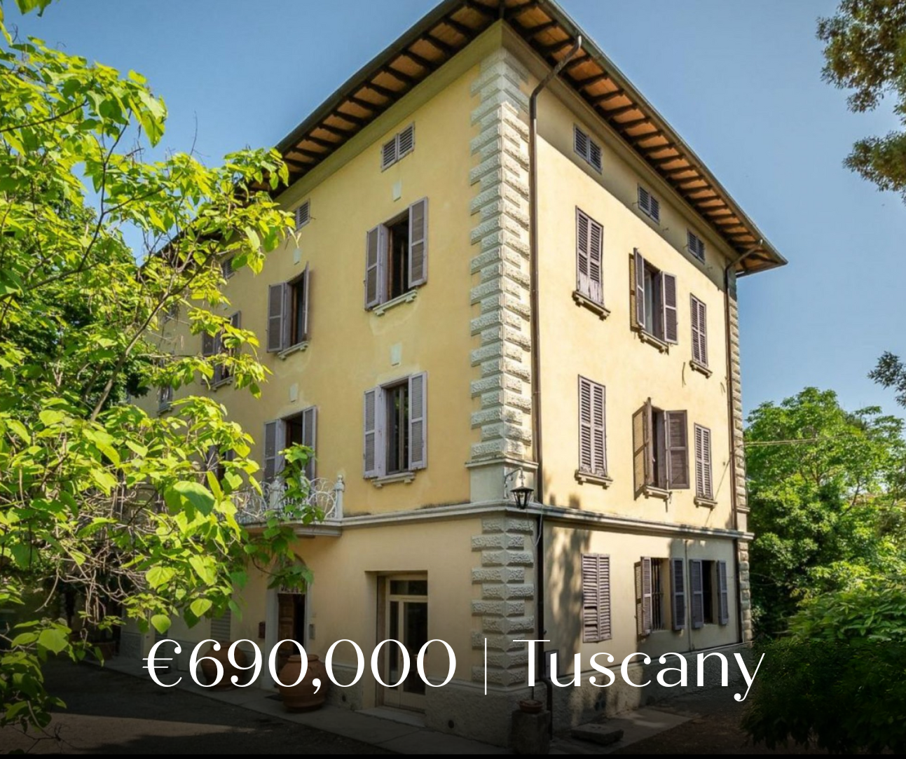 Elegant Tuscan Villa with Guest Cottage & Panoramic Views
