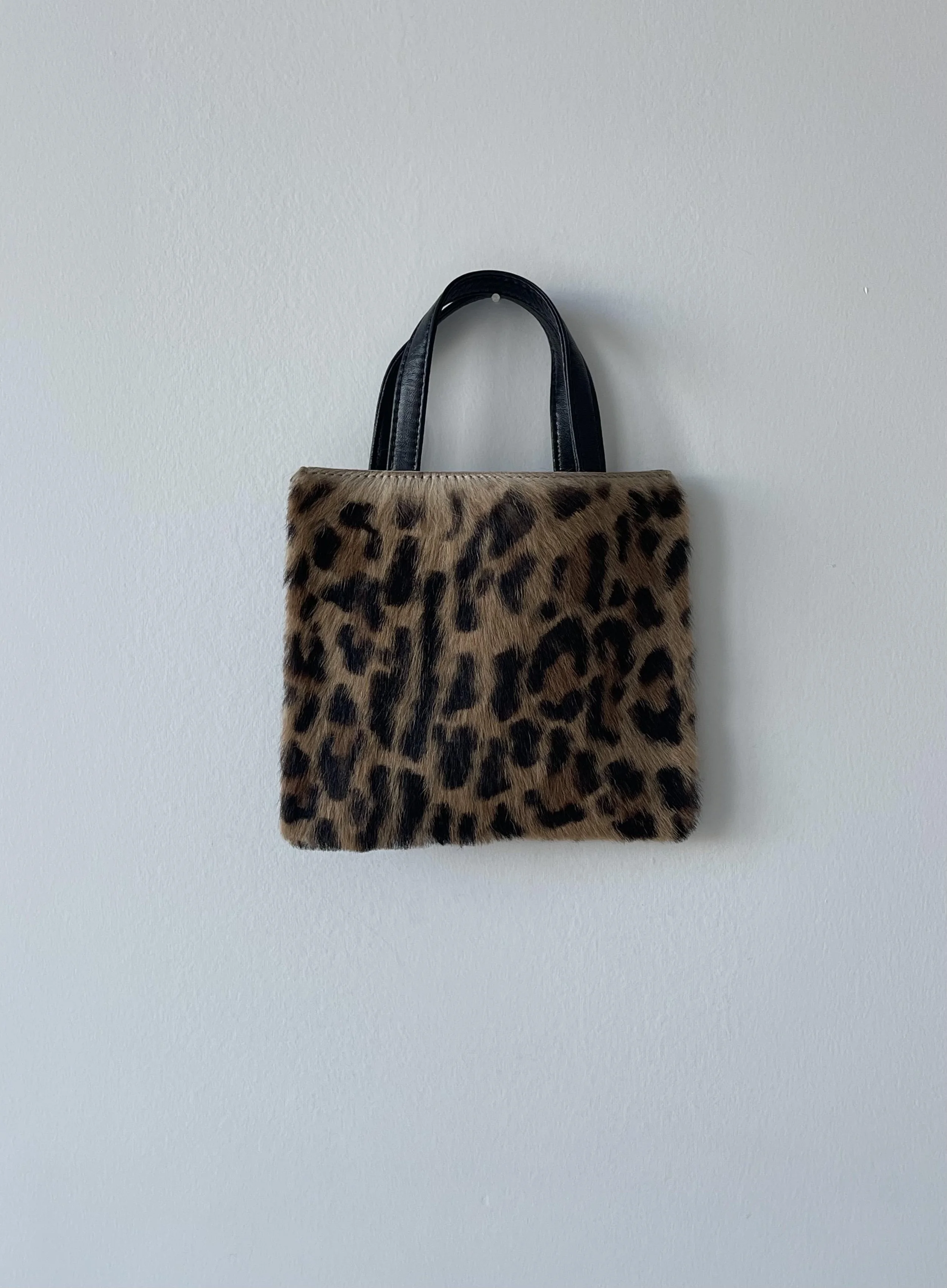 Loewe Ponyhair Leopard Evening Bag