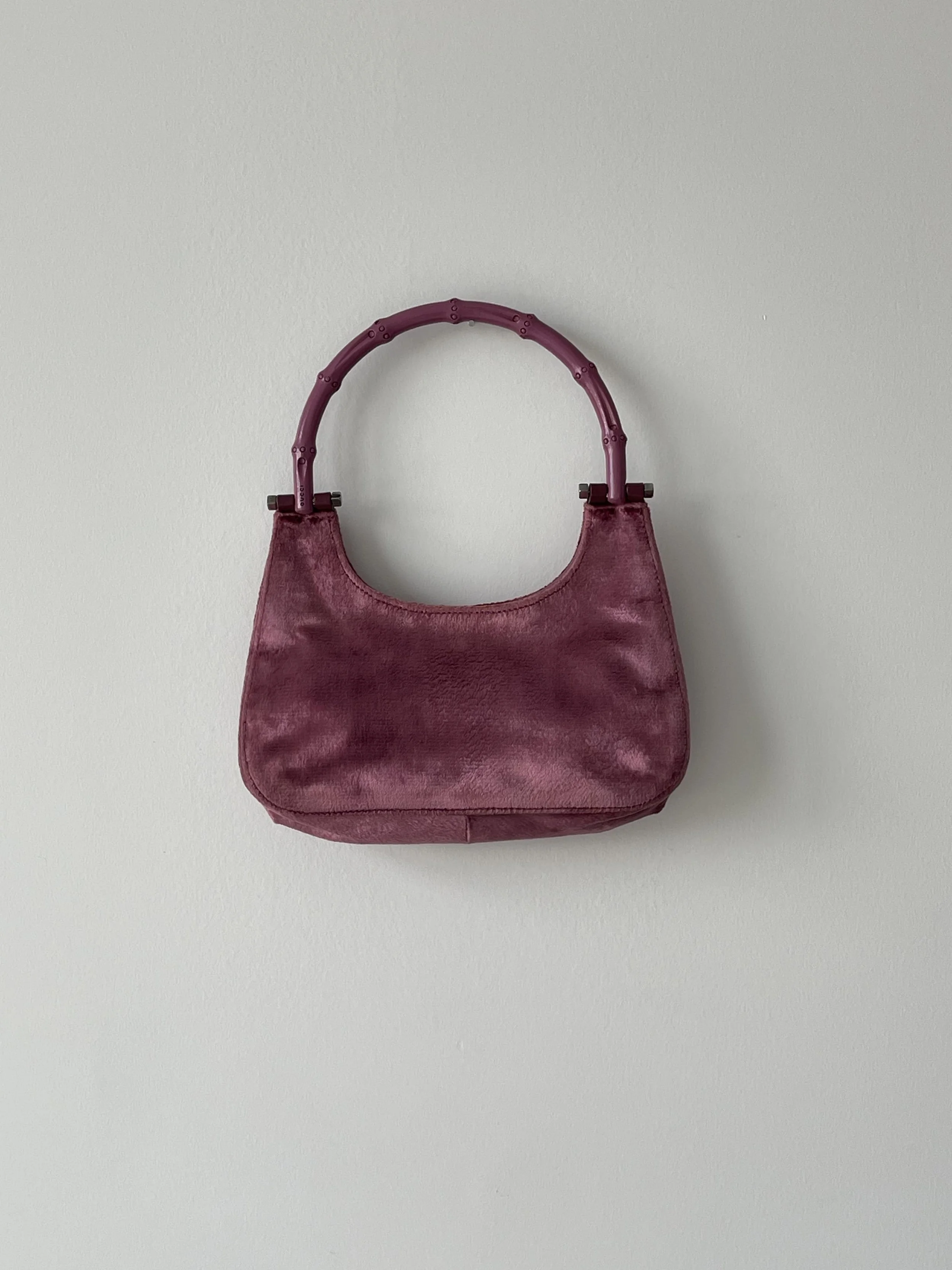 Tom Ford Gucci Mini Pink Velvet Bamboo