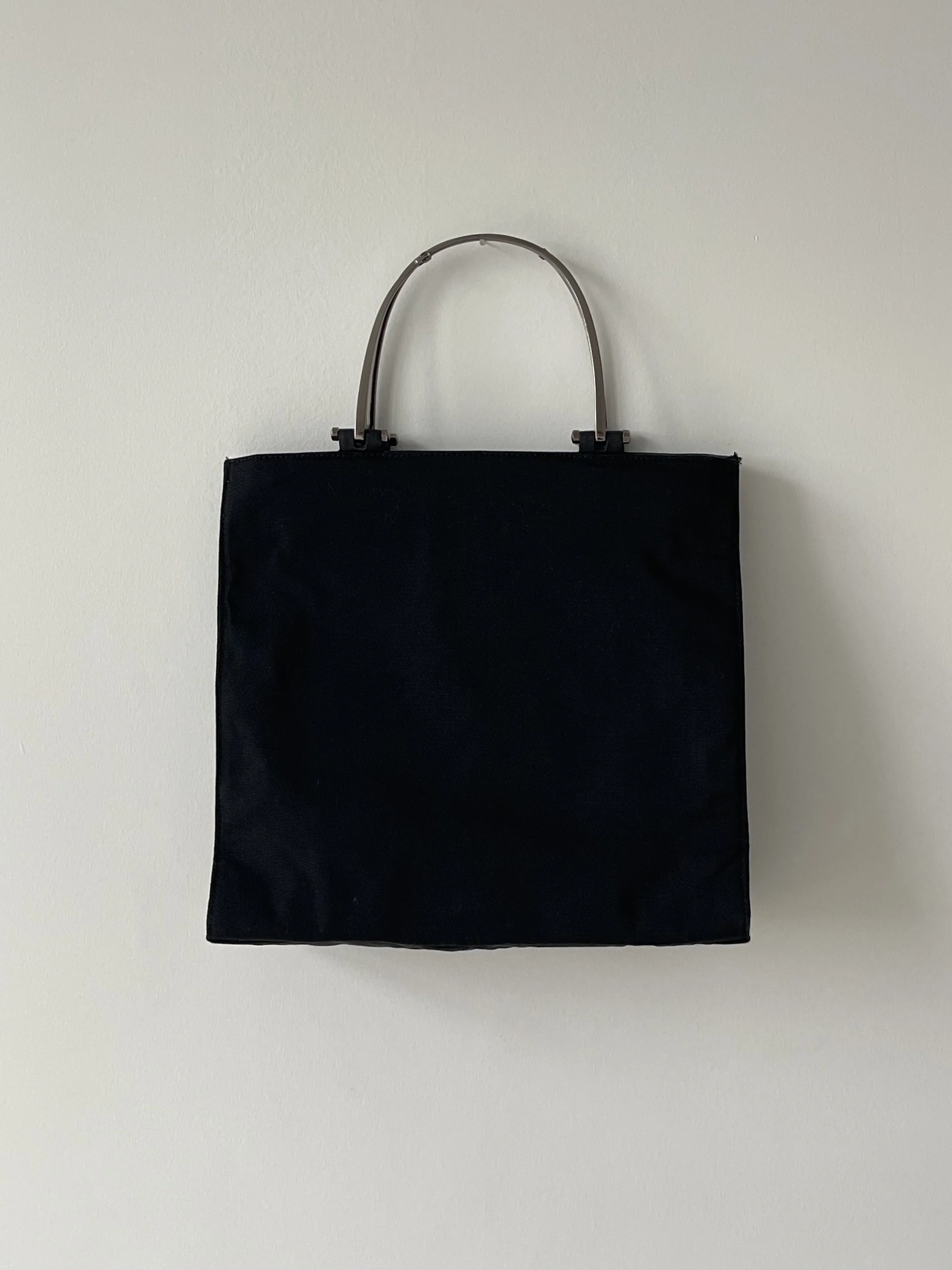 Tom Ford Gucci Black Nylon Horsebit Handle Tote