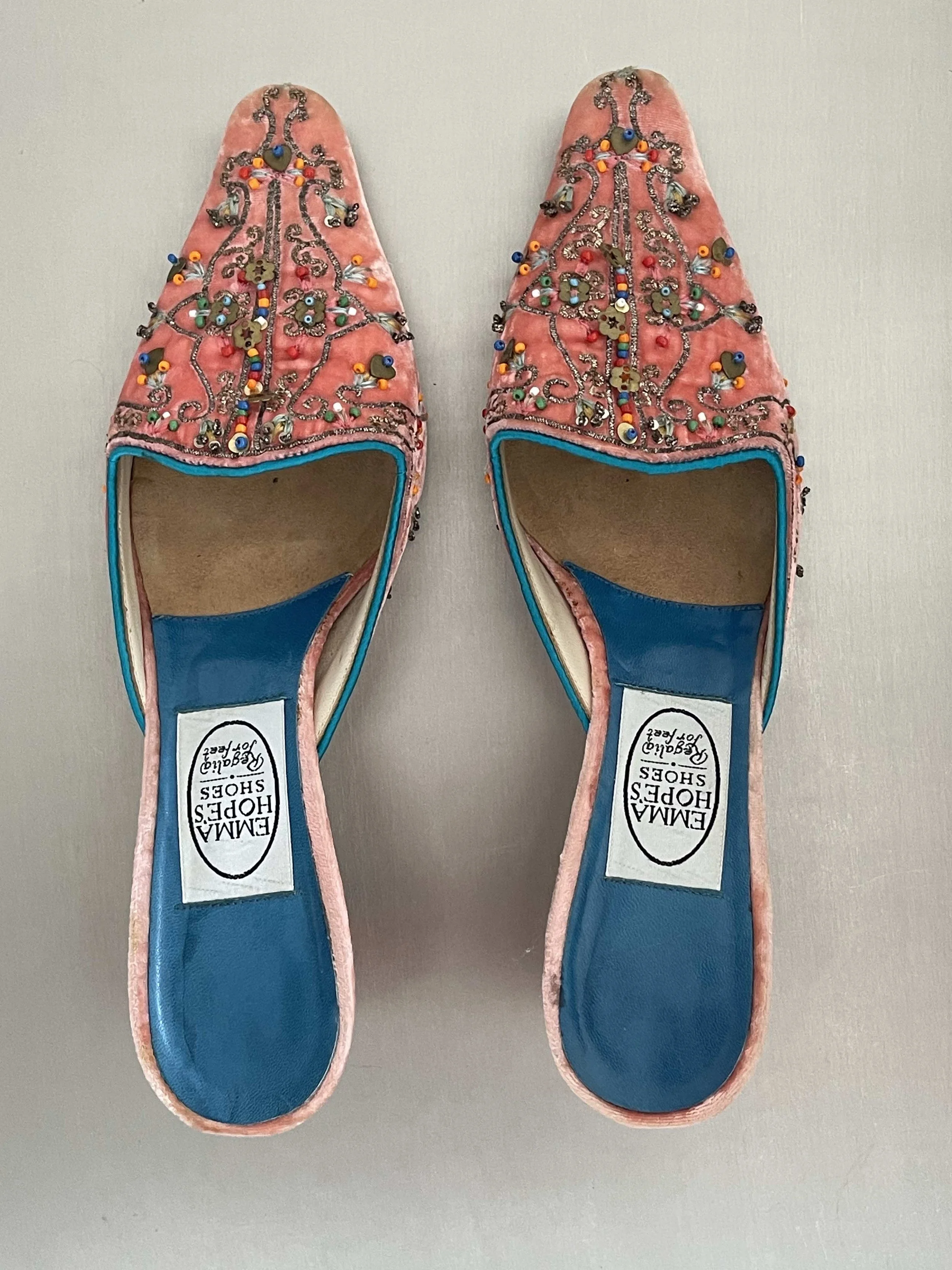 Emma Hope Velvet Mules 39.5