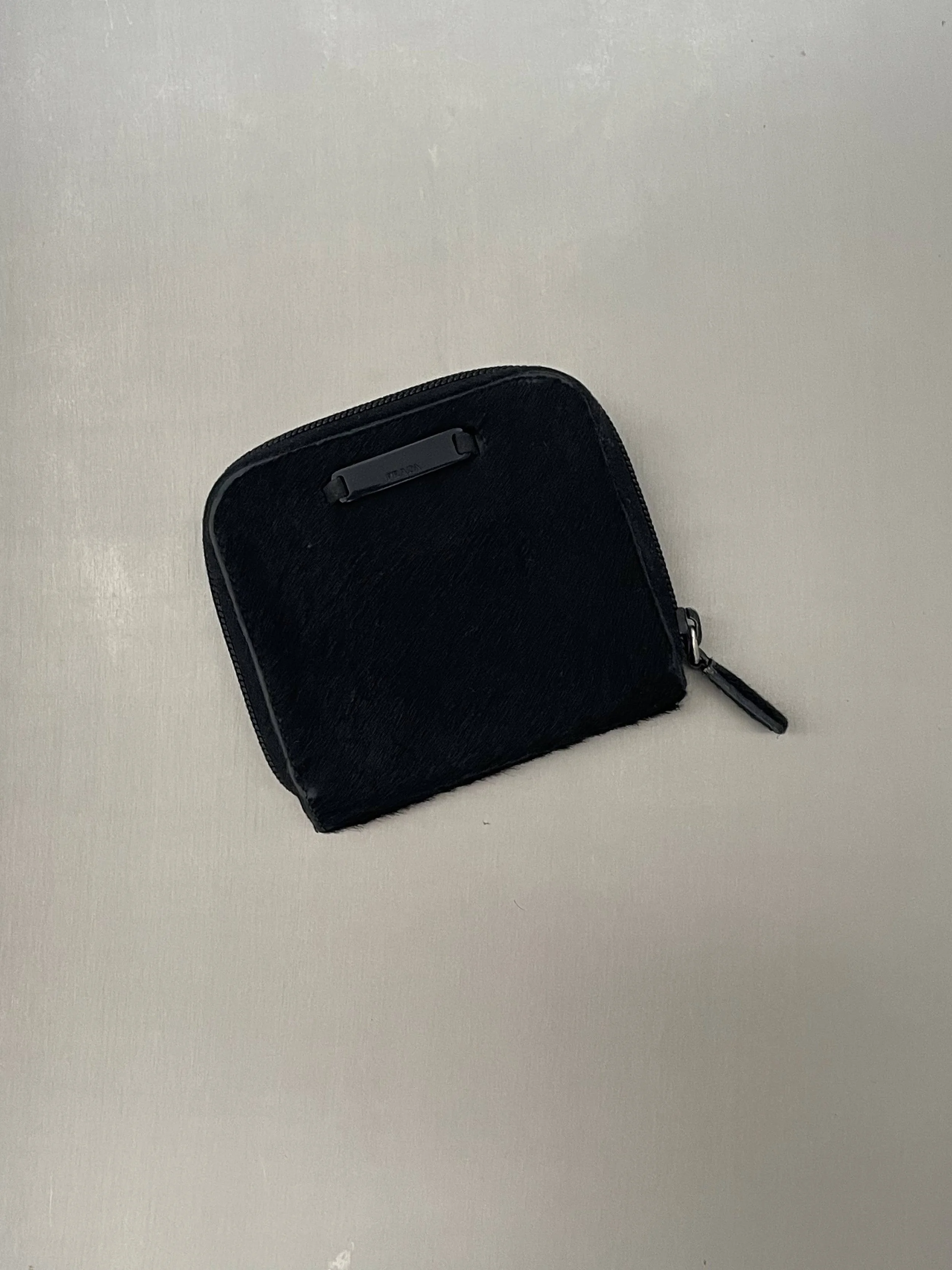 Prada Black Ponyhair Wallet