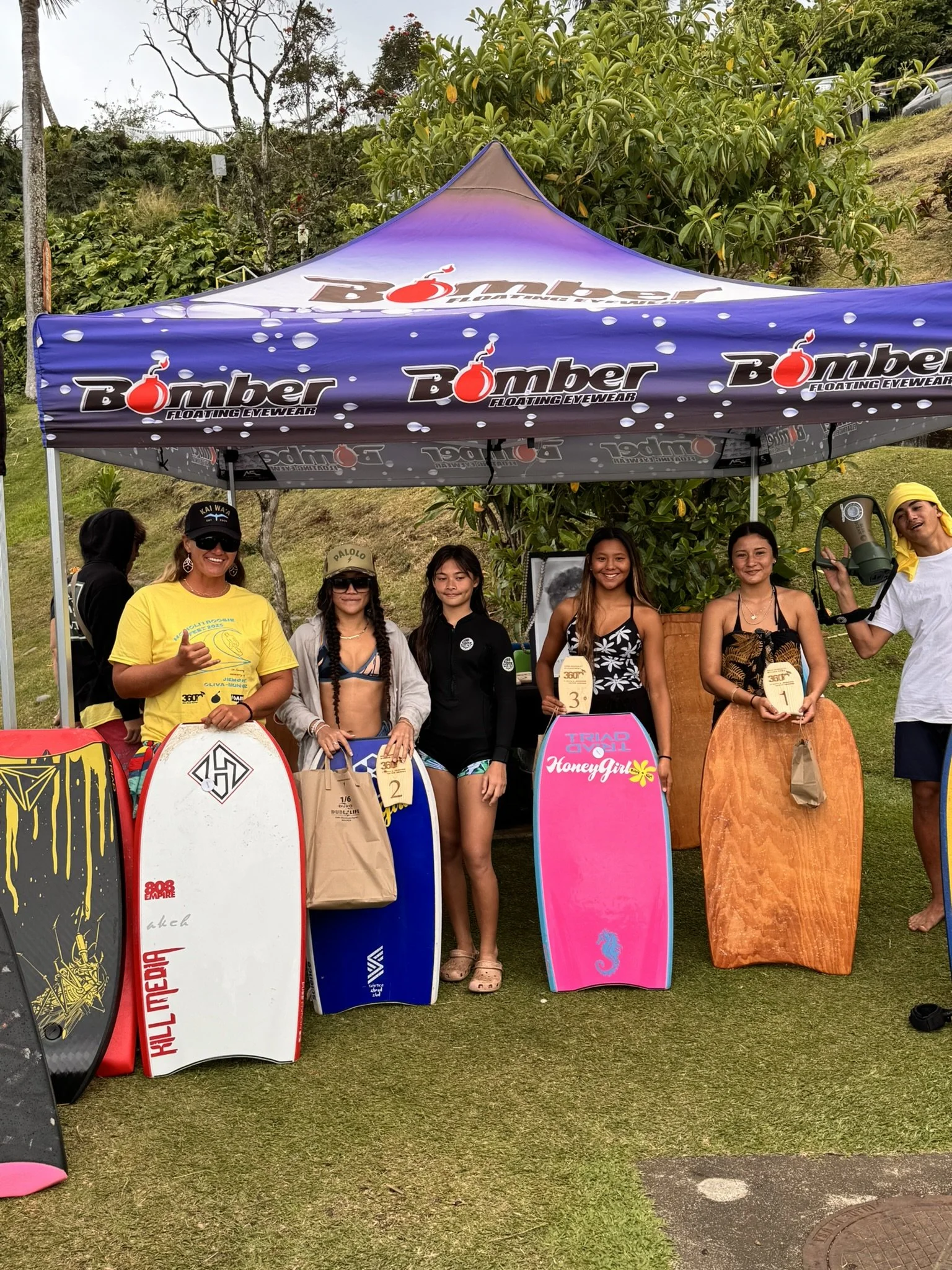 The first 360Hilo Honoliʻi Boogie Fest, in memory of Jiemone Oliva-Munoz held on February 22, 2025 at Honoliʻi Paka