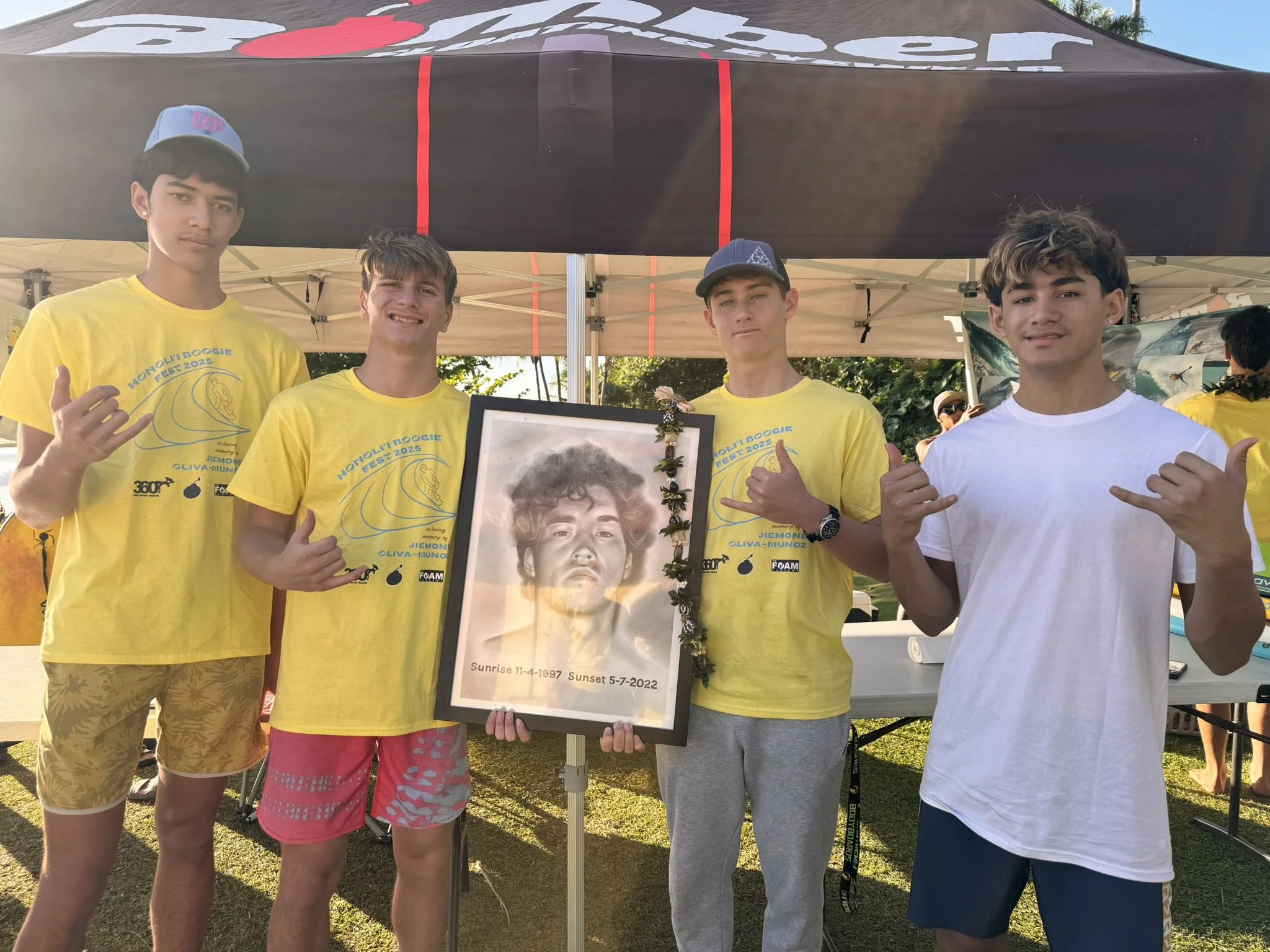 The first 360Hilo Honoliʻi Boogie Fest, in memory of Jiemone Oliva-Munoz held on February 22, 2025 at Honoliʻi Paka