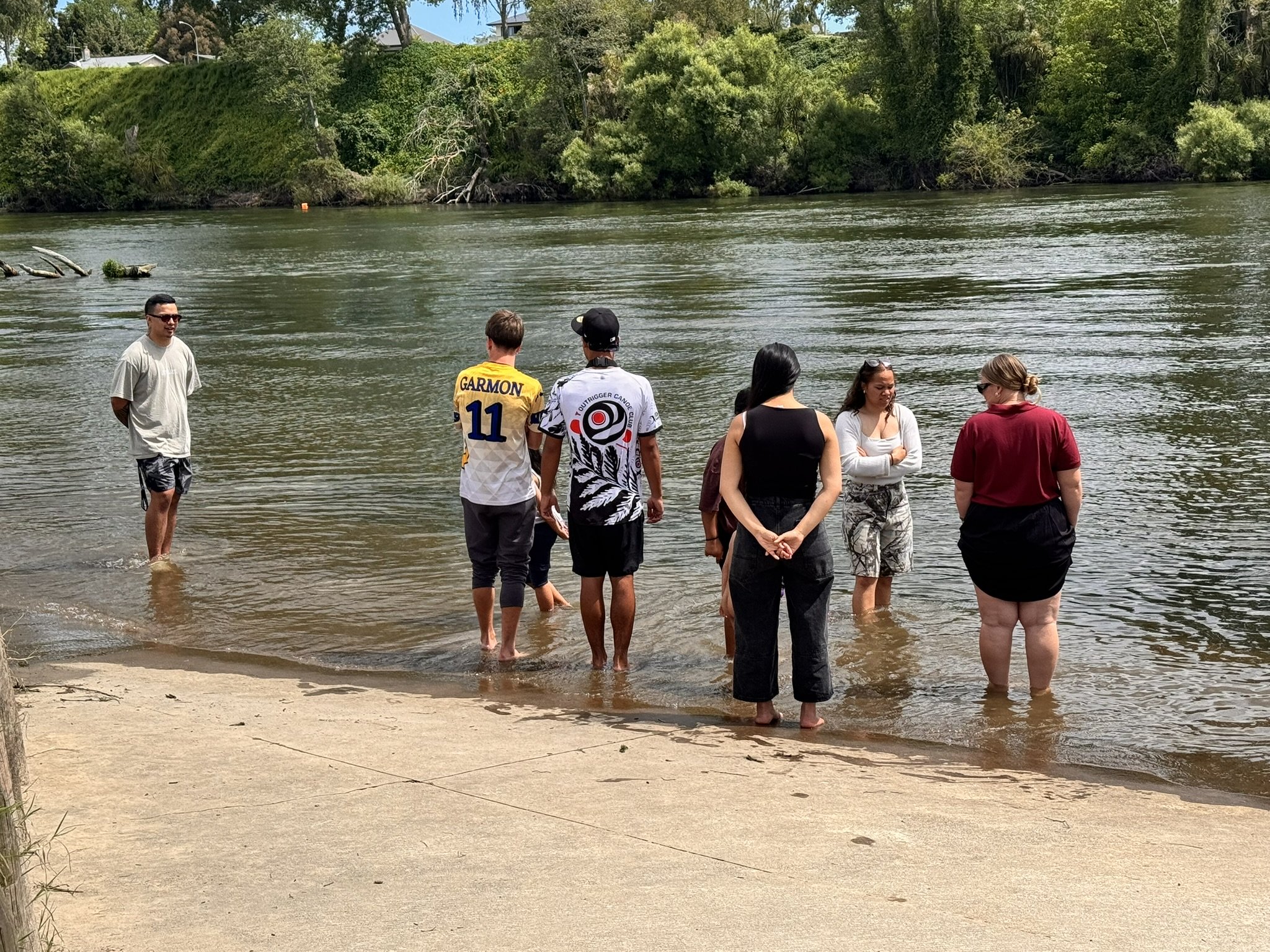 Waikato River at Tūrangawaewae