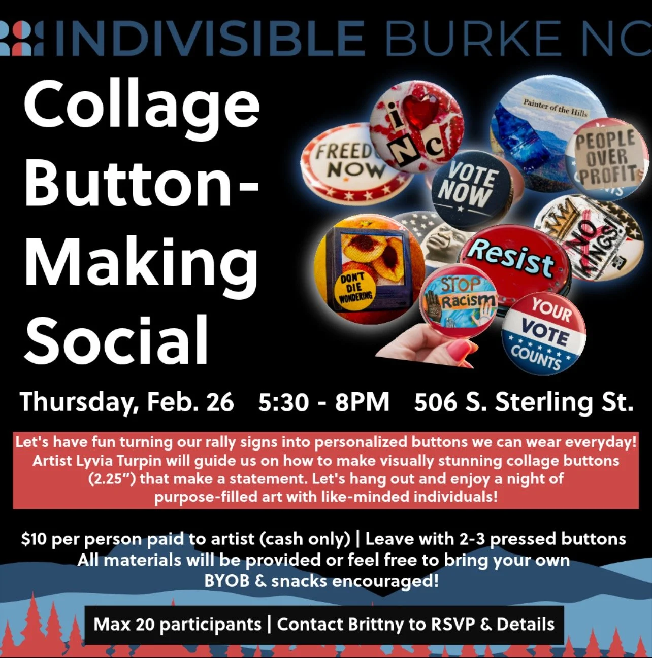 Indi-B Button Making Special