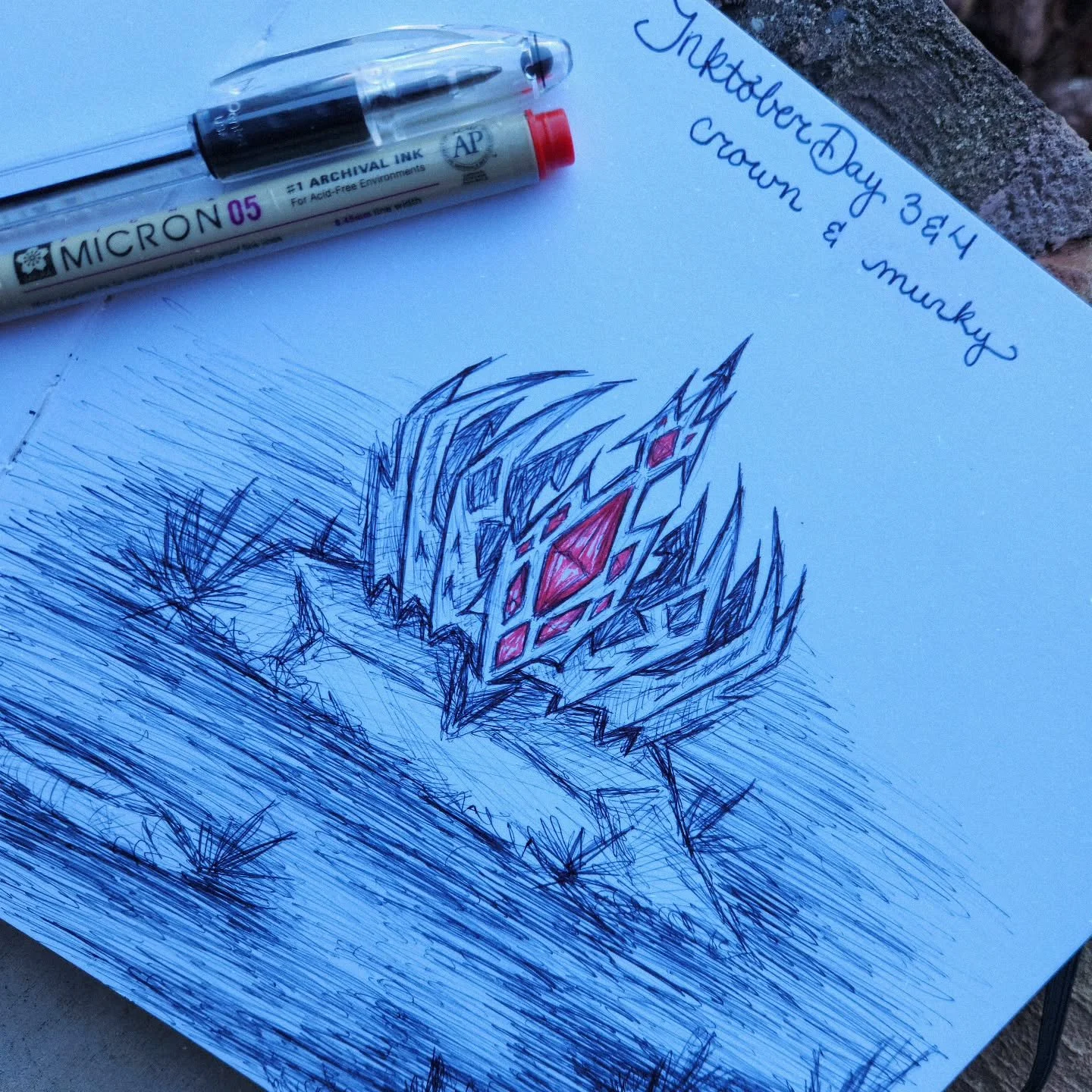 Inktober Day 3 & 4: Crown and Murky
.
.
.
#inktober #inktober2025 #drawing #sketch #art #artchallenge