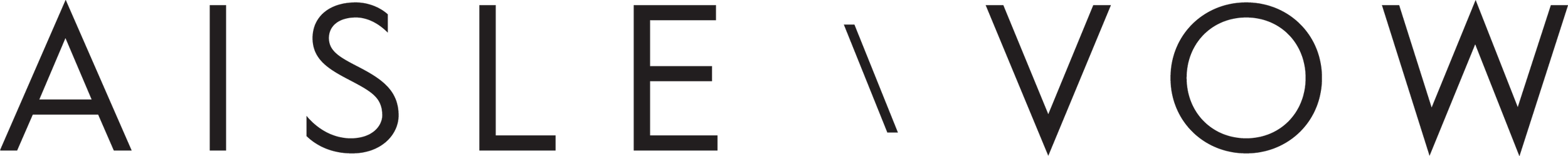 Aisle & Vow Wedding Publication Logo