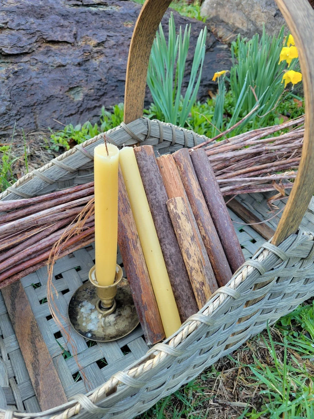Beeswax Candle Making with a Special Twist