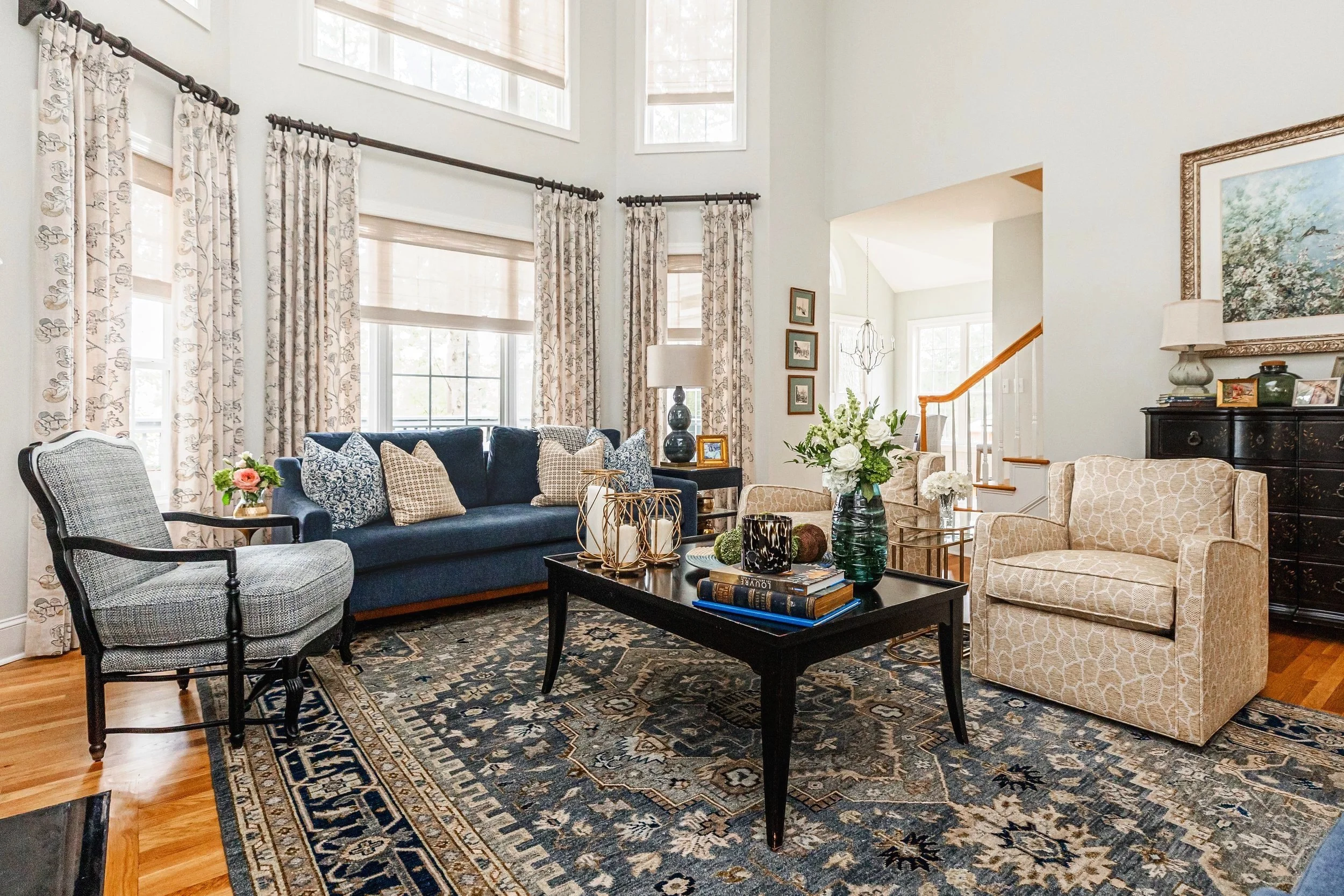 Luxury residential interior design by Cossart Design in Perry, GA, featuring custom furnishings, layered textures, and timeless Southern-inspired interiors.