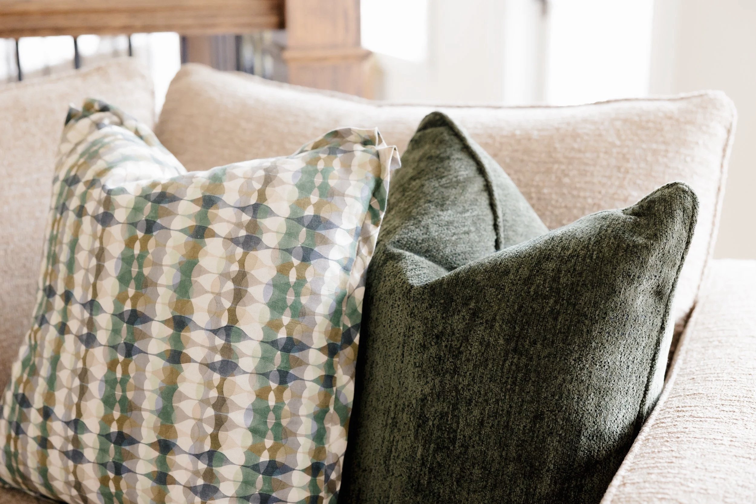 Close-up of curated décor and finishes selected by Cossart Design, emphasizing texture, pattern, and luxurious details throughout the Allendale home. Every element reinforces a cohesive, elevated interior.
#InteriorDetails #CustomDesign #CossartDesig