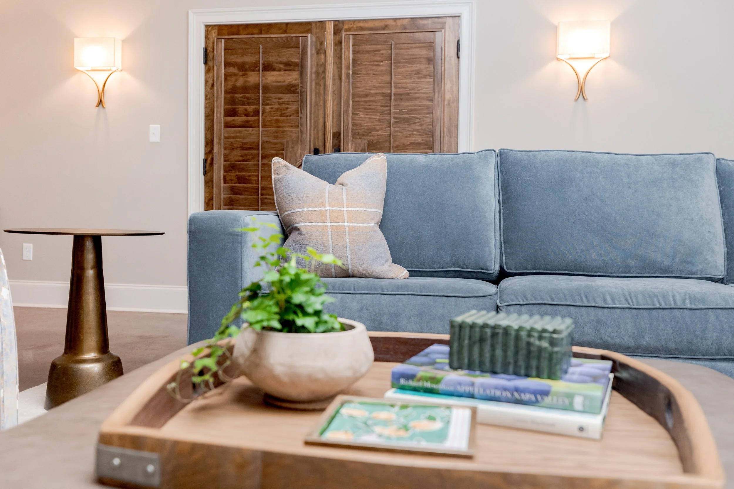 An inviting main living space layered with natural textures, warm wood tones, and classic finishes. Designed to support real life, this space feels connected, comfortable, and effortlessly refined.

#InteriorDesign #MainLivingSpace #OpenConceptLiving