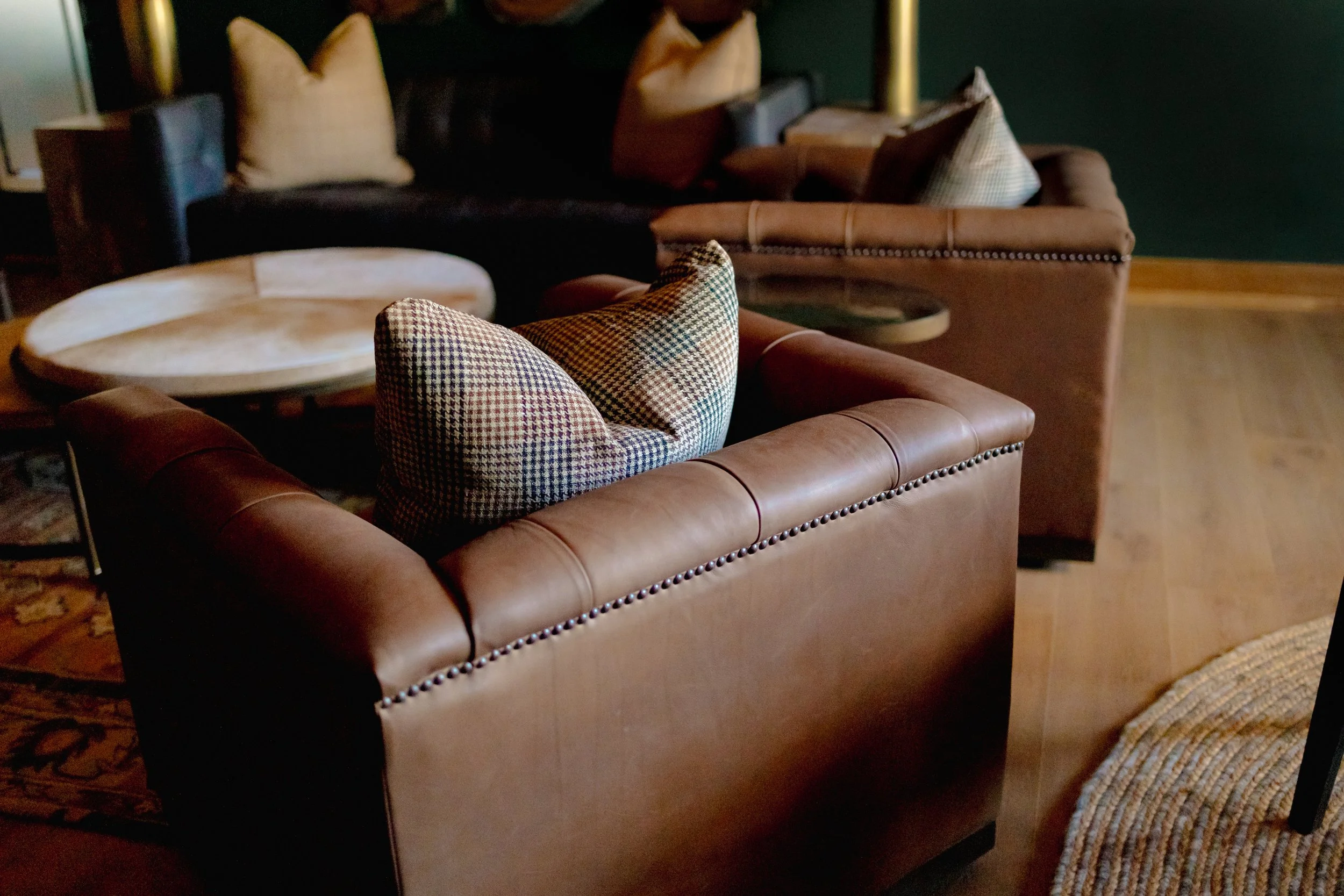 Close‑up detail shots from the Norwood project showcase the bespoke finishes, bespoke hardware, custom millwork, and layered textures that define this home by Cossart Design. From tailored wall treatments and architectural trim to curated décor eleme