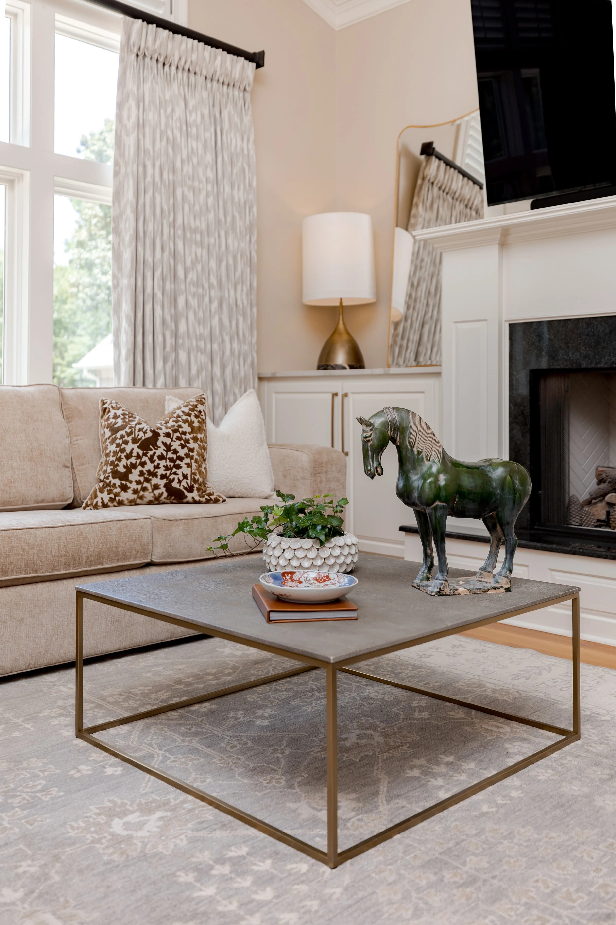 A beautifully layered living room designed for everyday comfort and effortless gathering. Warm textures, timeless finishes, and thoughtful furniture placement create a space that feels welcoming, functional, and lived in.

#InteriorDesign #InteriorDe