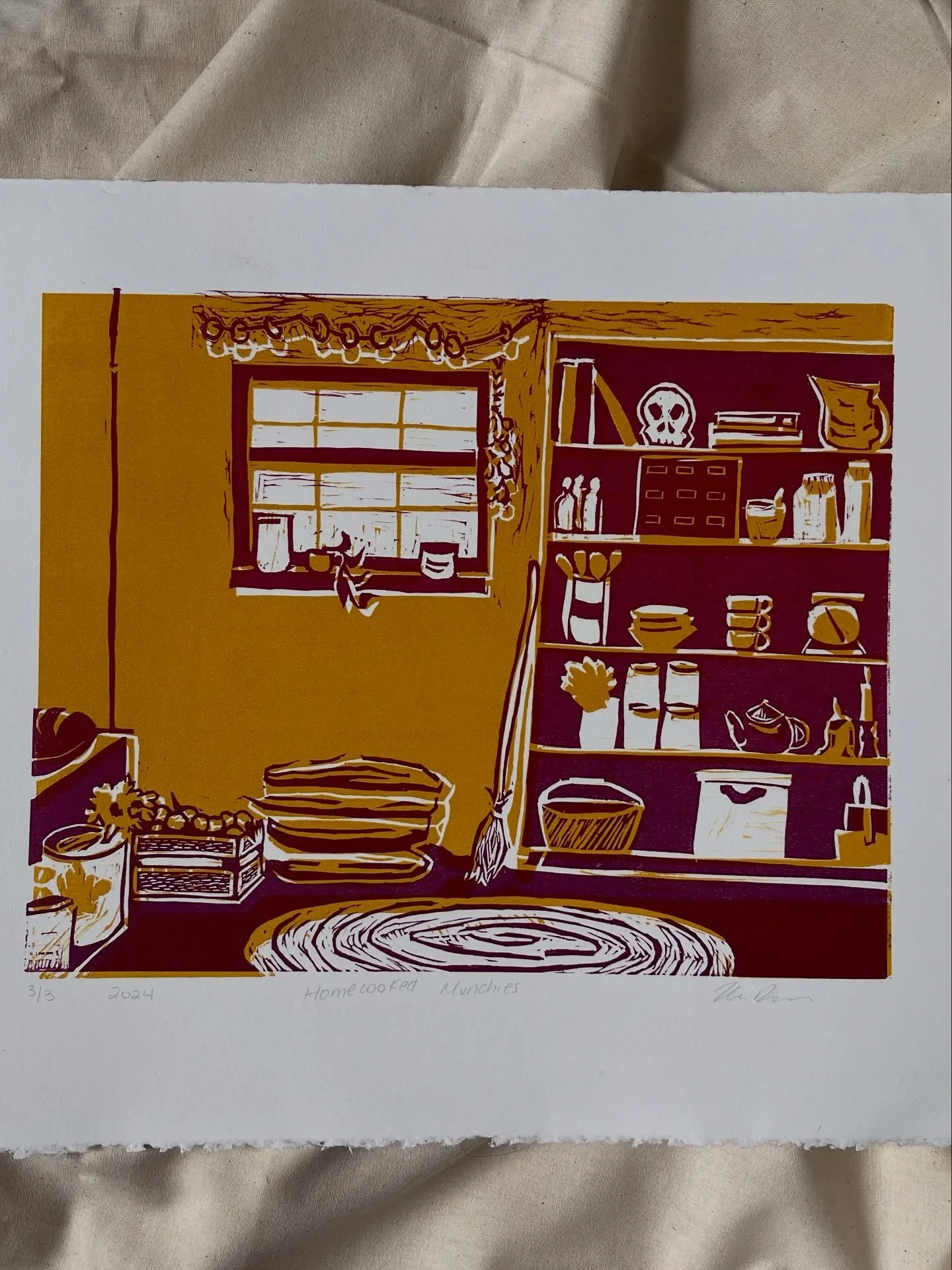 &ldquo;Homecooked munchies&rdquo; 

This multiblock was created as part of a collaborative instillation last year. Each person designing and printing their own room from a haunted house. 

Filled to the brim with ingredients, this pantry is definitel