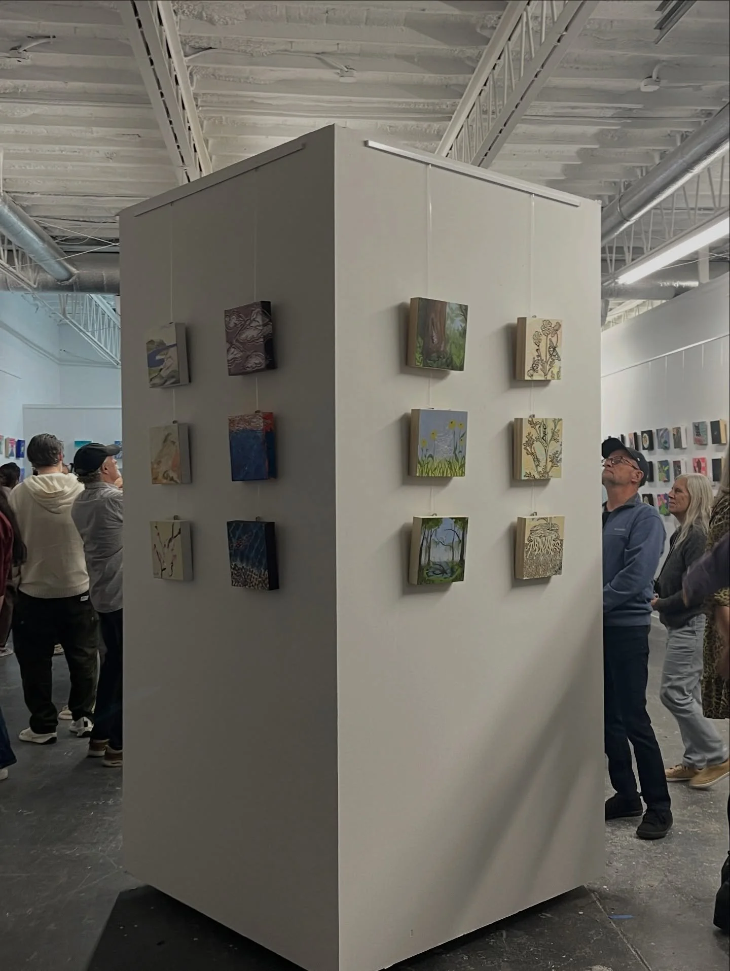 This weekend was art filled and left me overflowing with gratitude ✨

The Mighty Mini show at @creativewellarts was absolutely amazing. 82 artists&rsquo; work hanging together in one place. What an overflow of energy and creativity. I am so grateful 