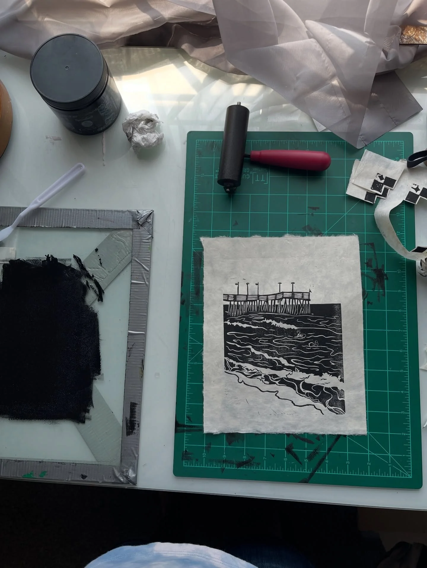 ✨ First market of the season is this Saturday! ✨ 

Come find me and some other amazing creatives in the Croc&rsquo;s parking lot from 9-2p for @misfitsmarketvb 

I will have fine art prints, relief prints, paintings and more! The weather looks perfec