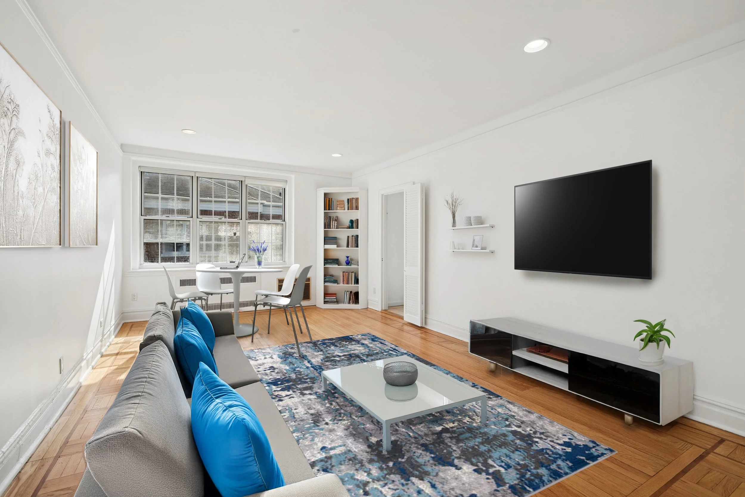 virtually staged real estate listing