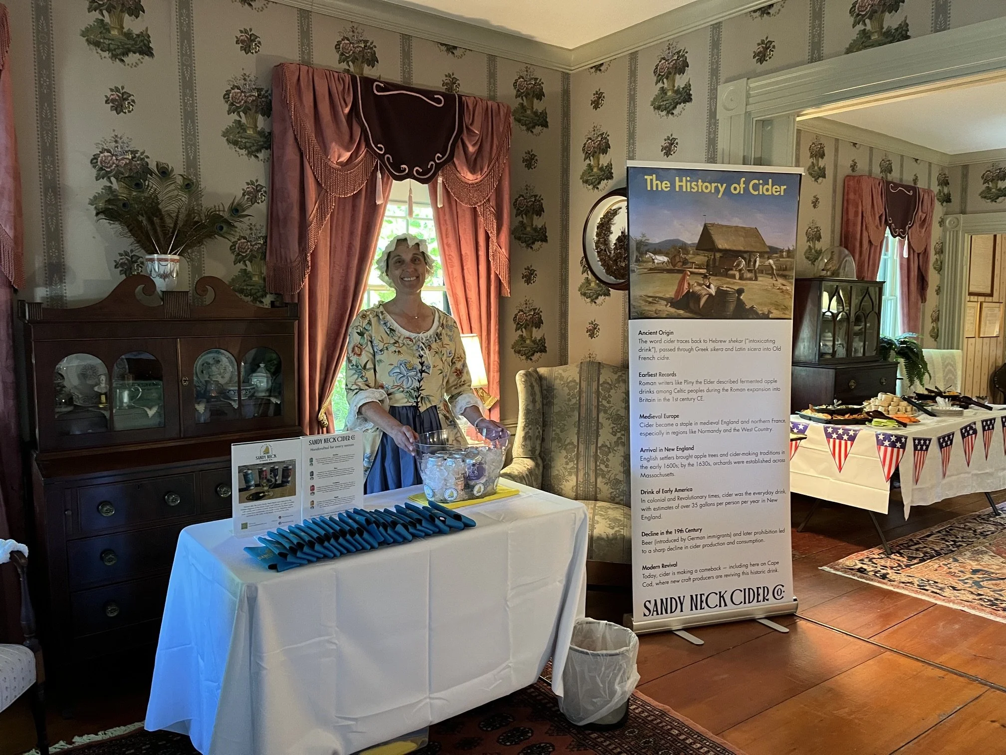 Sandy Neck Cider at the “Yarmouth in Revolution” Exhibit Opening