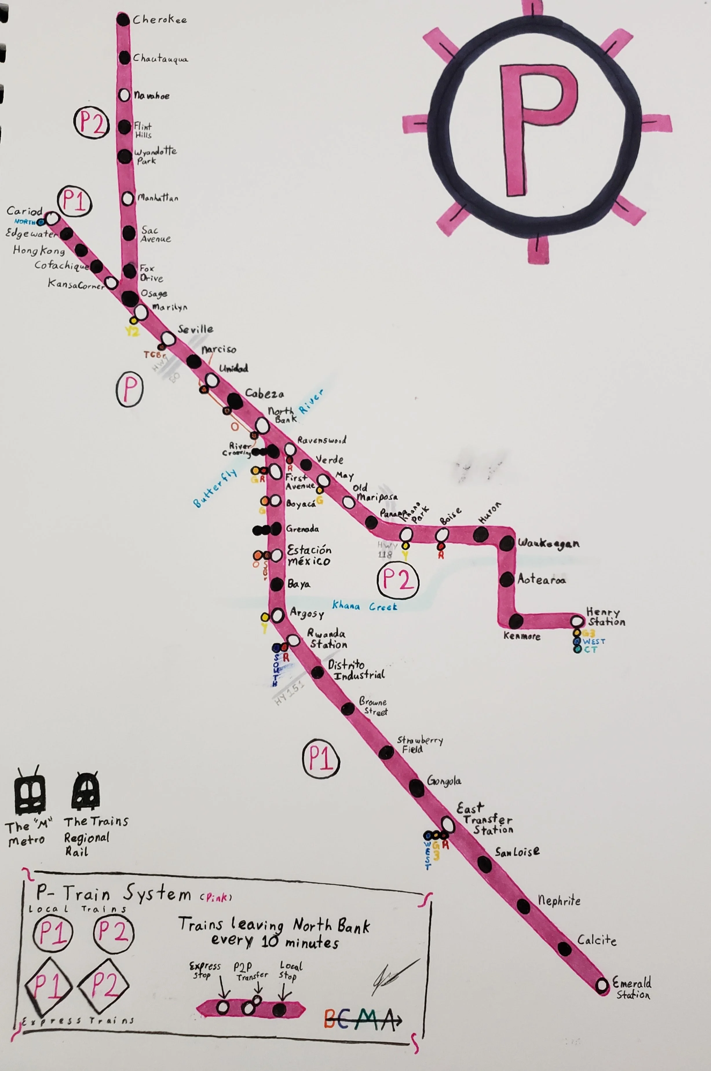 The P-Train of Butterfly City