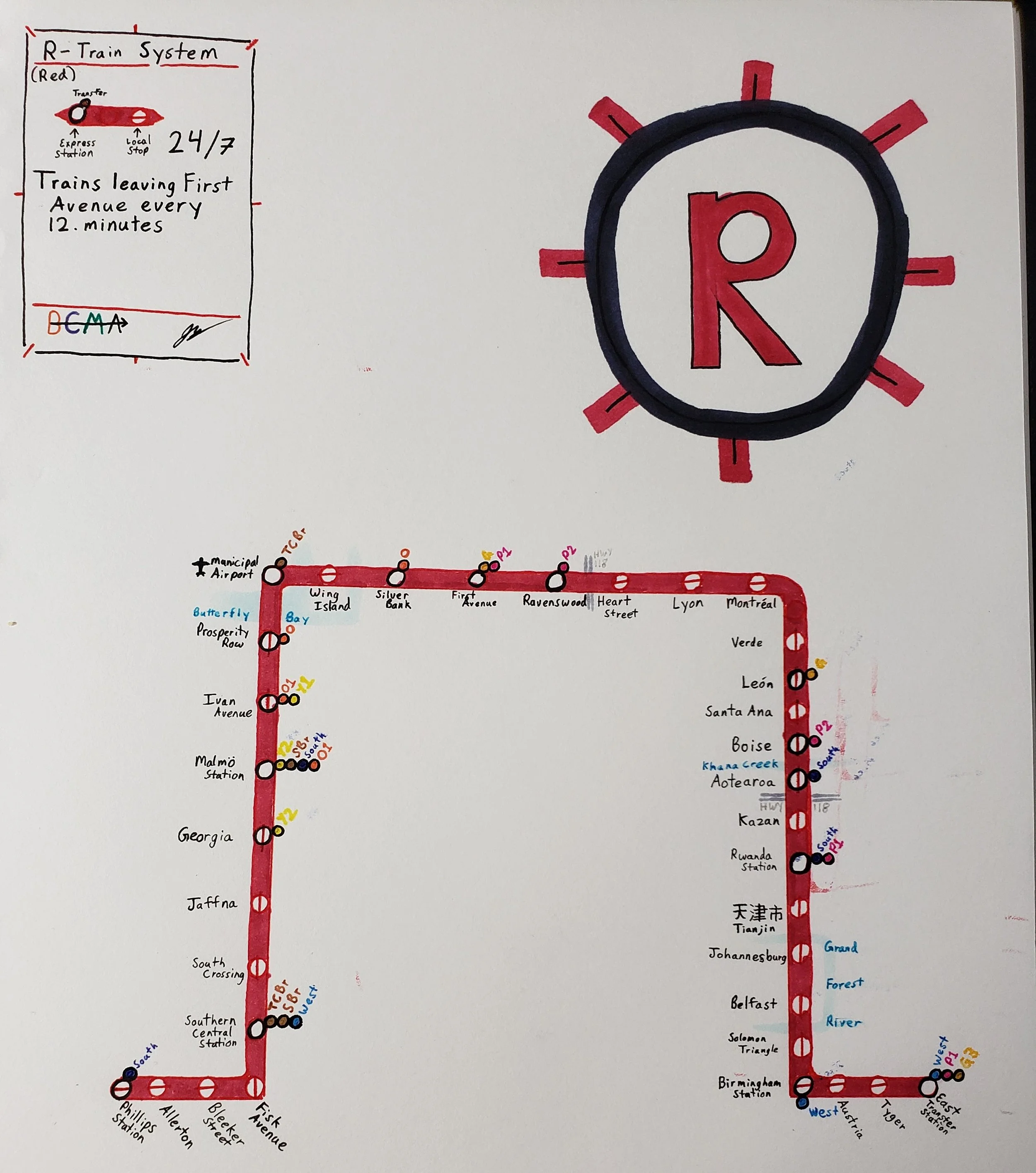 The R-Train of Butterfly City