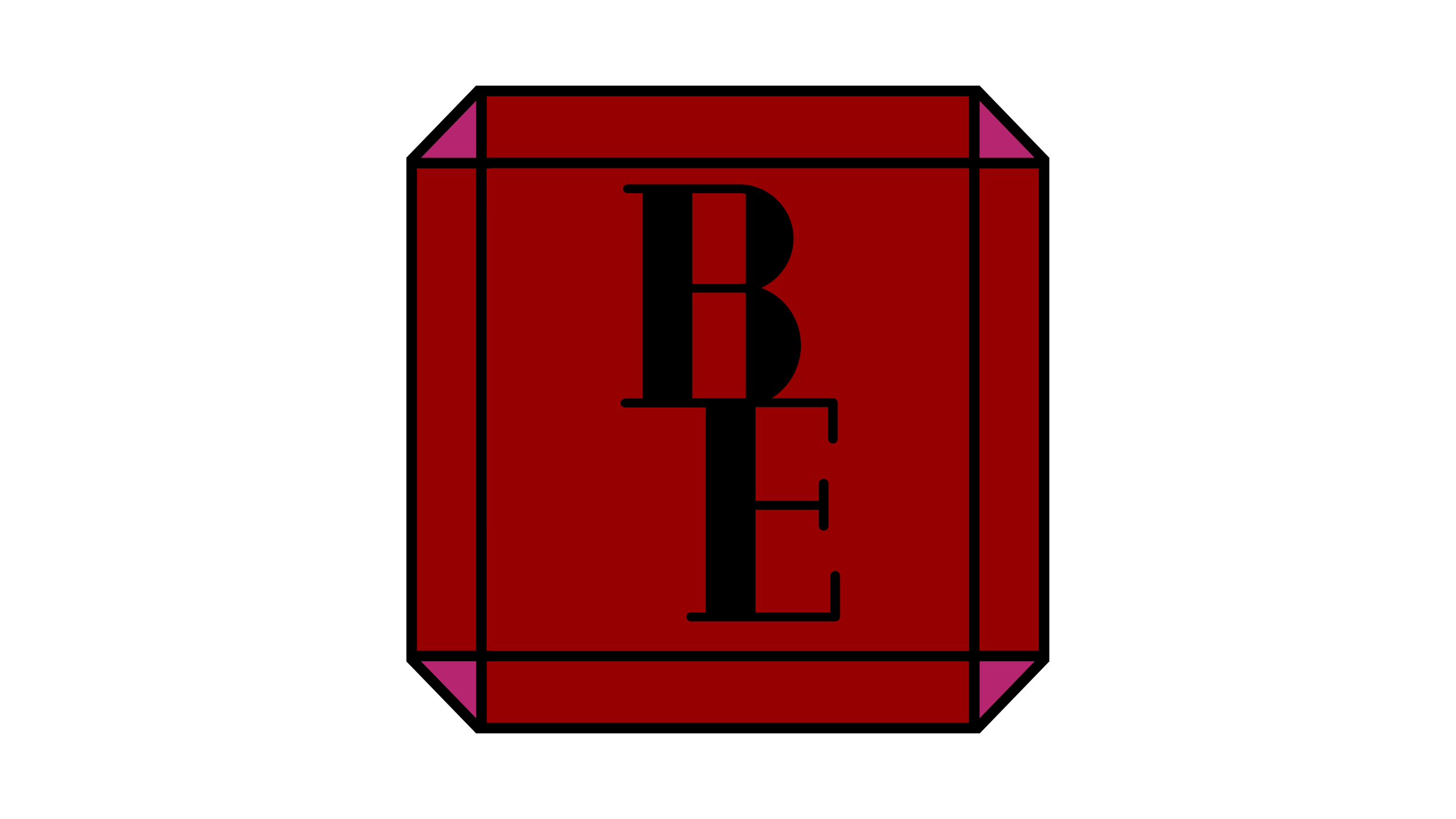 A logo designed for Blue Emerald to represent the ruby theme  ~ designed in Canva